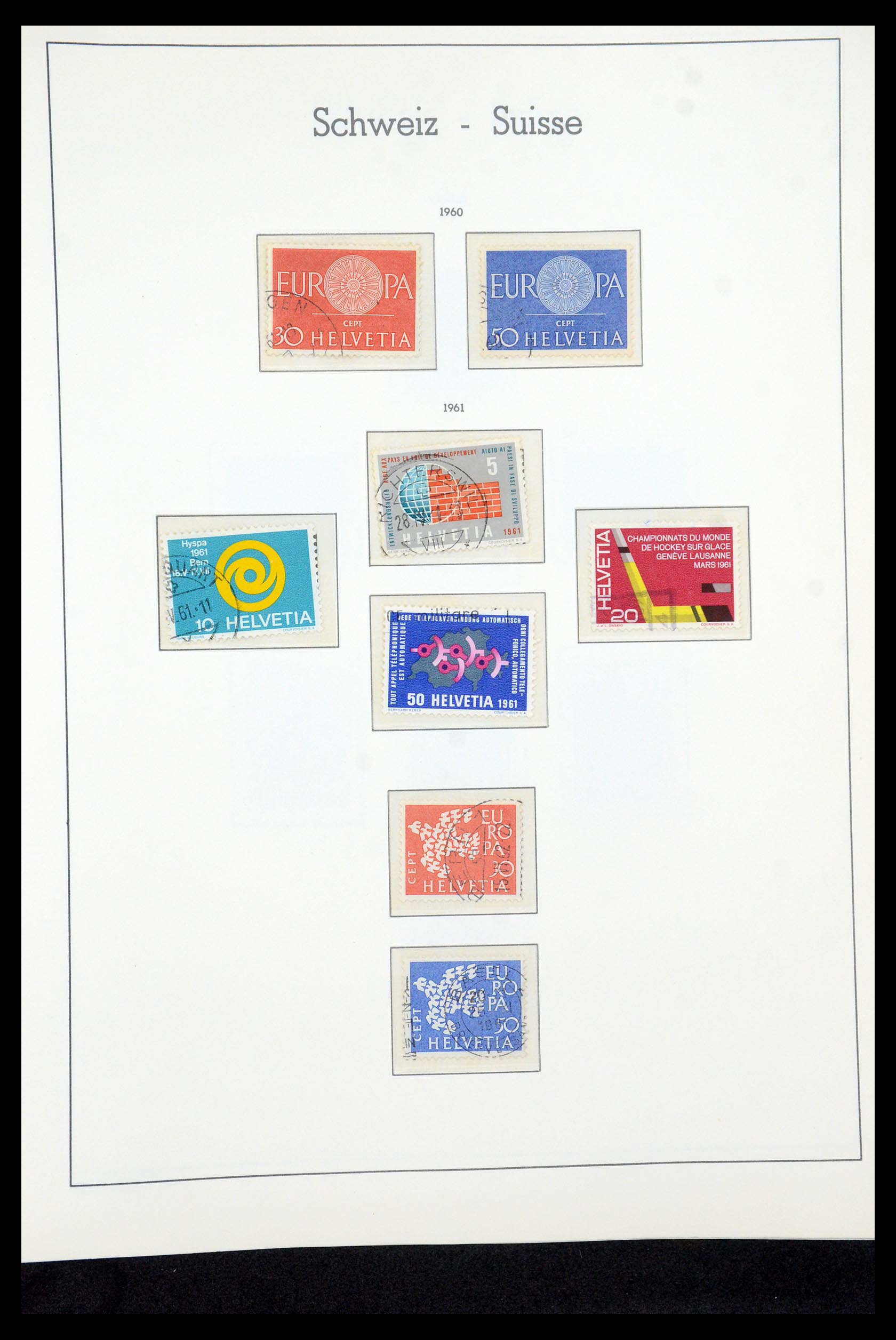 35669 052 - Postzegelverzameling 35669 Zwitserland 1850-2000.