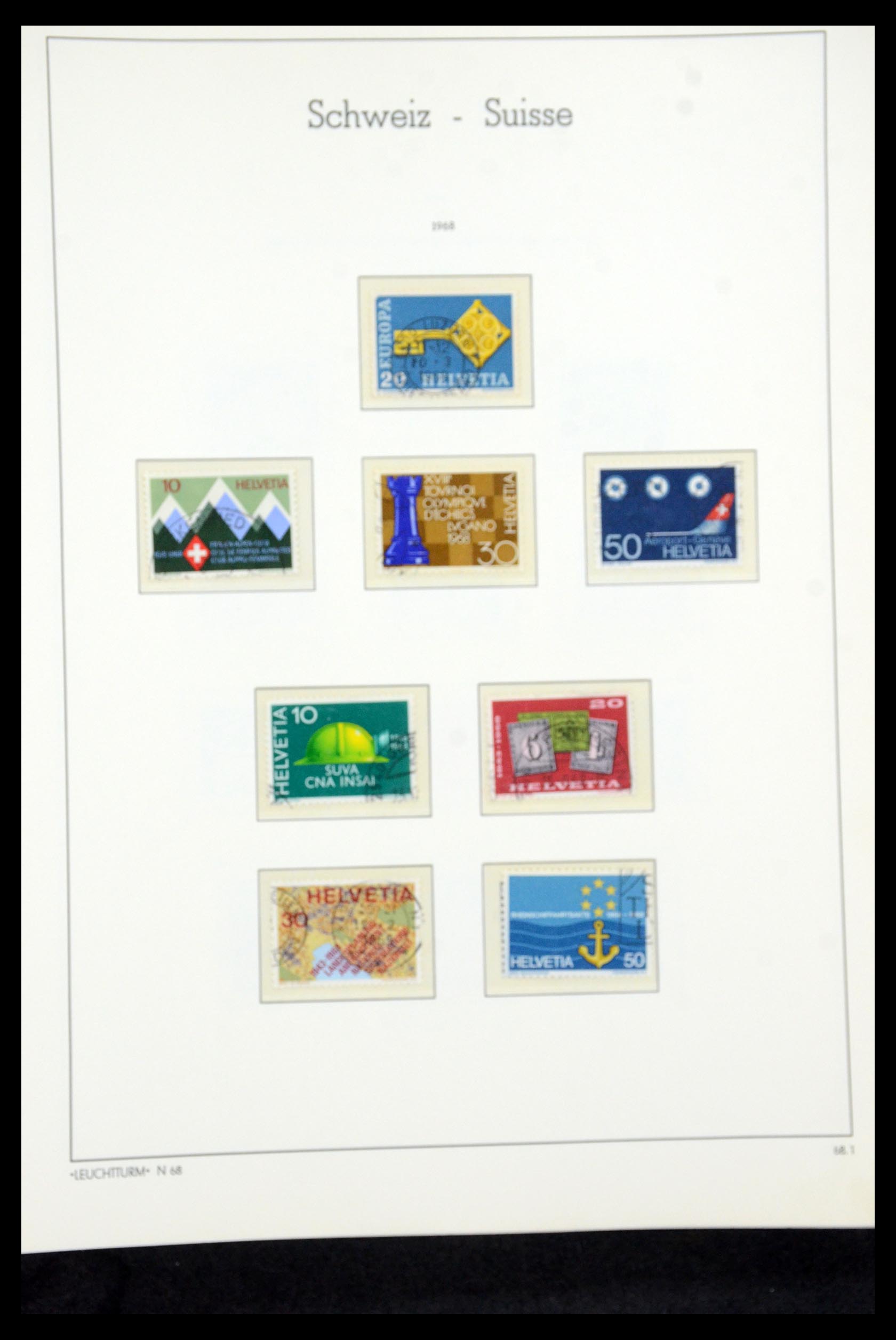 35669 062 - Postzegelverzameling 35669 Zwitserland 1850-2000.