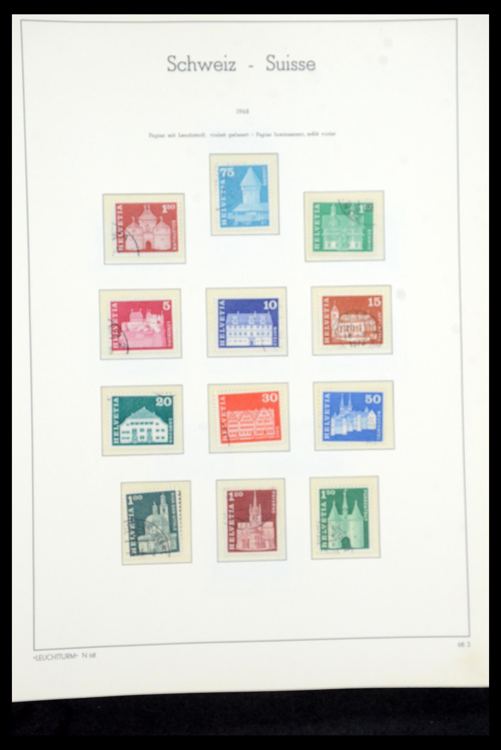 35669 063 - Postzegelverzameling 35669 Zwitserland 1850-2000.