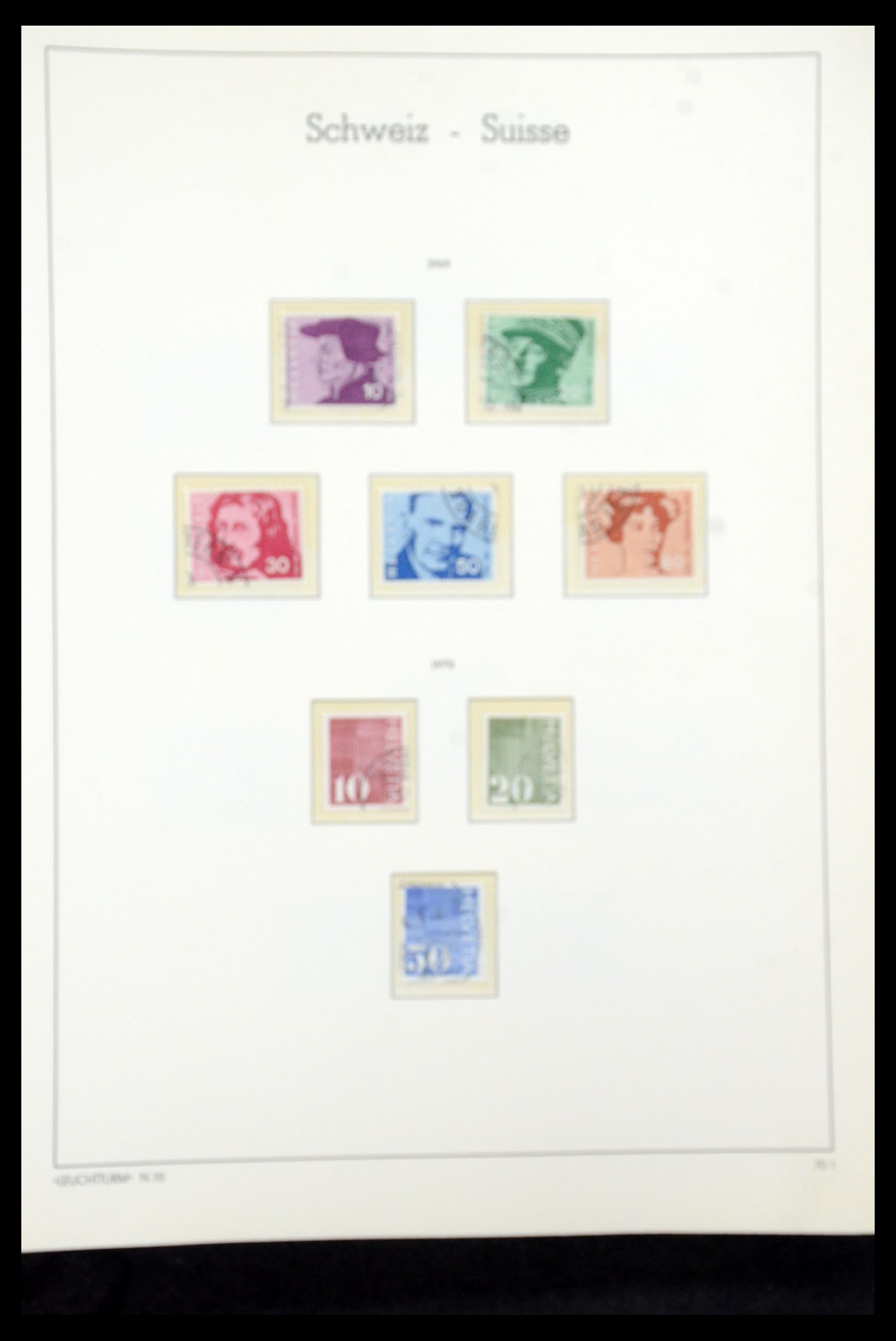 35669 065 - Postzegelverzameling 35669 Zwitserland 1850-2000.
