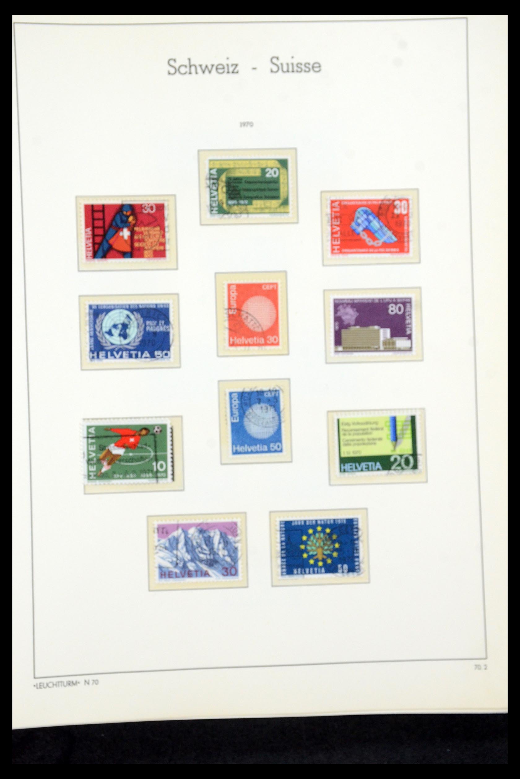 35669 066 - Postzegelverzameling 35669 Zwitserland 1850-2000.
