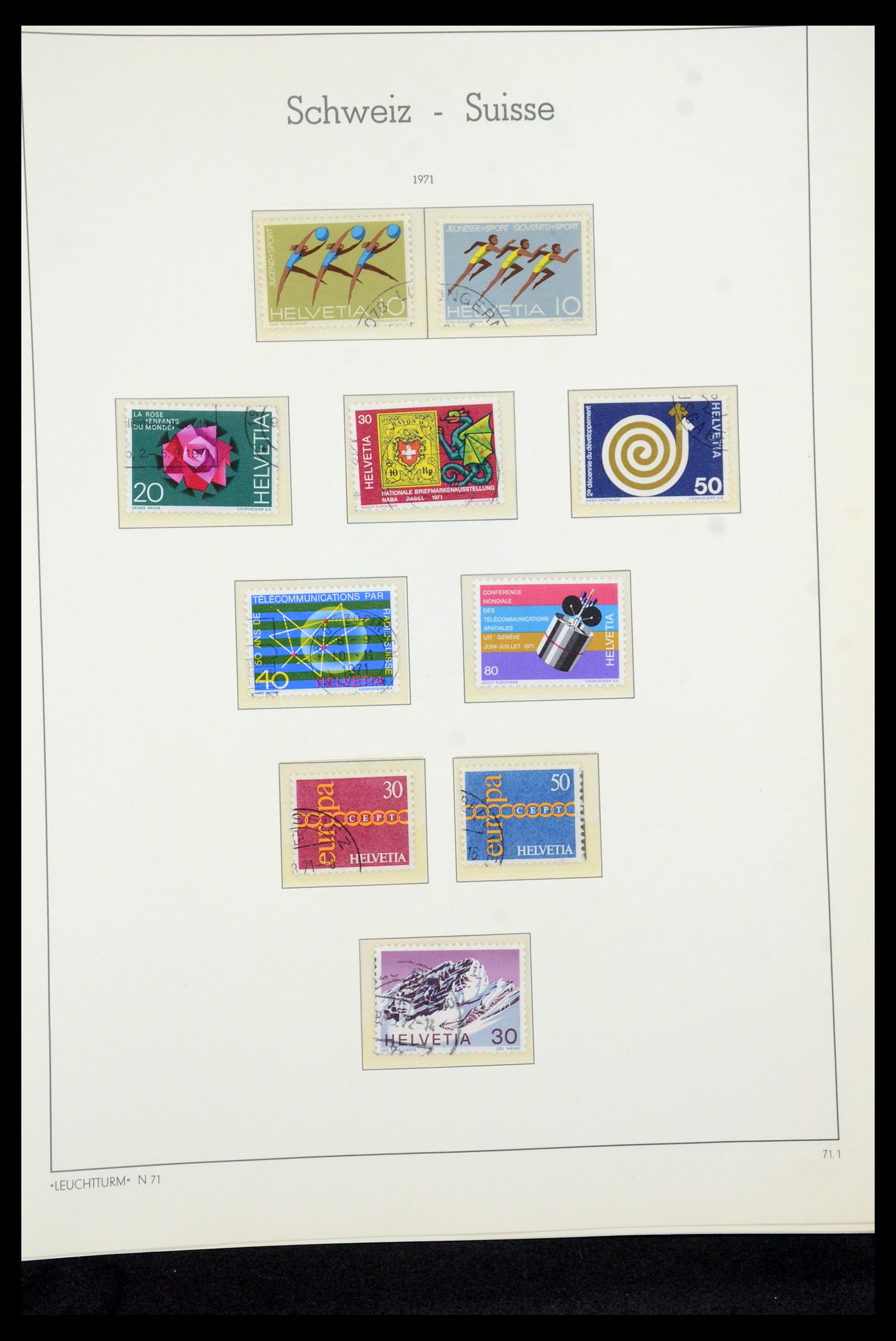 35669 067 - Postzegelverzameling 35669 Zwitserland 1850-2000.