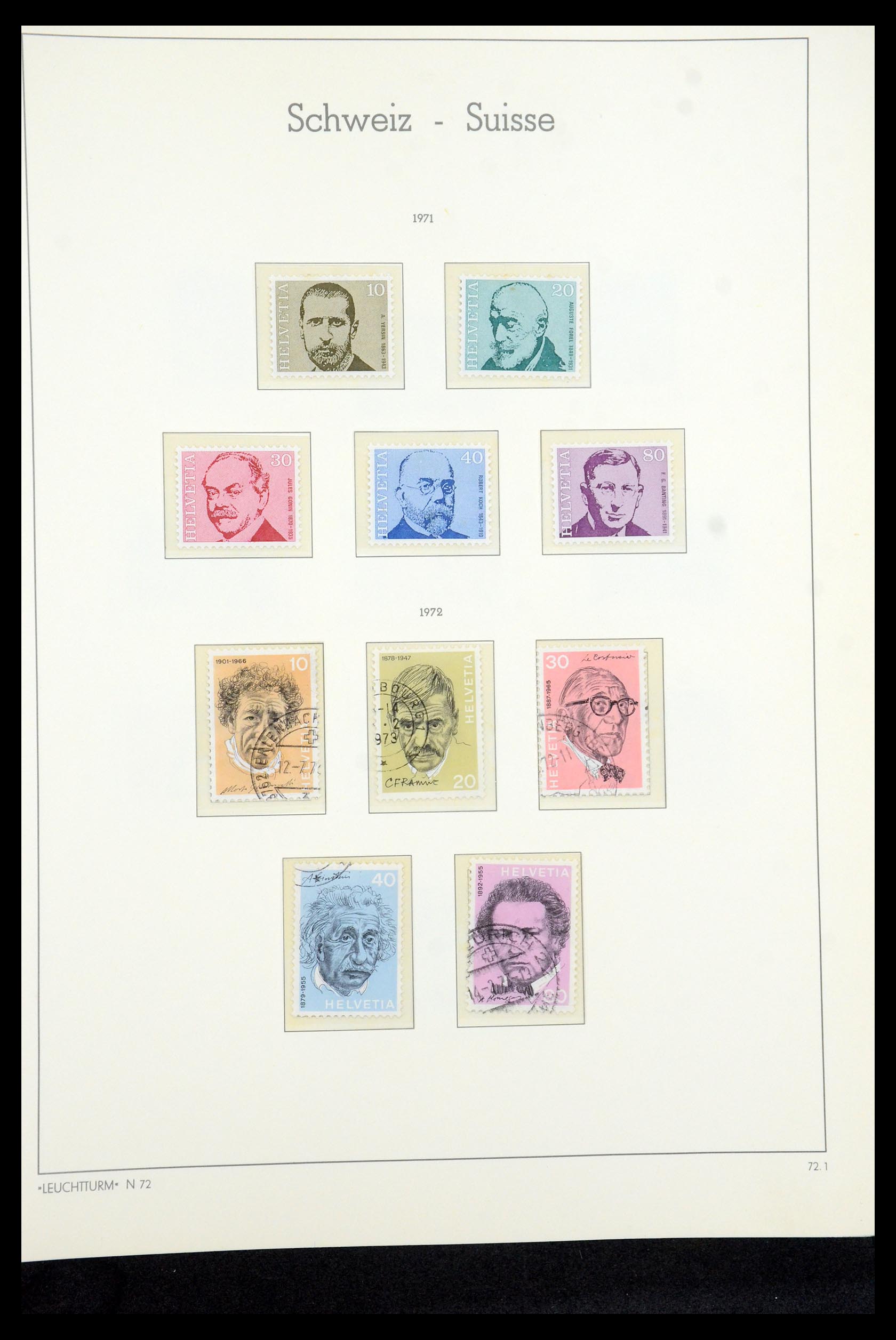 35669 069 - Postzegelverzameling 35669 Zwitserland 1850-2000.