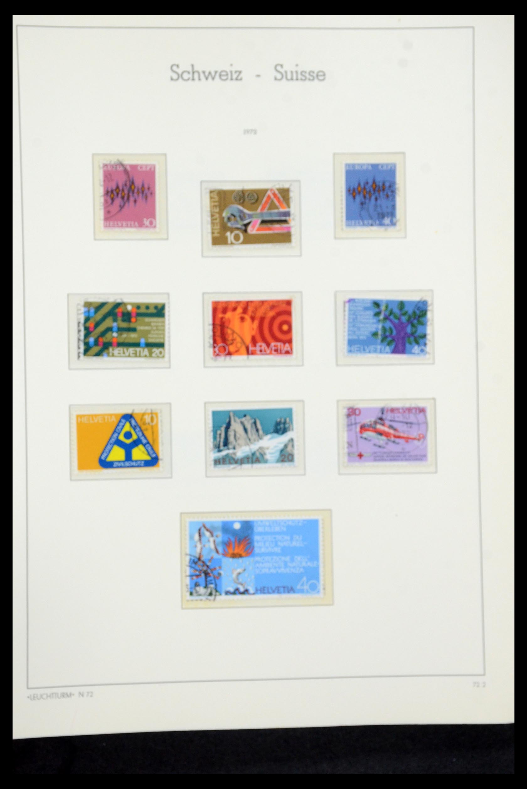 35669 070 - Postzegelverzameling 35669 Zwitserland 1850-2000.