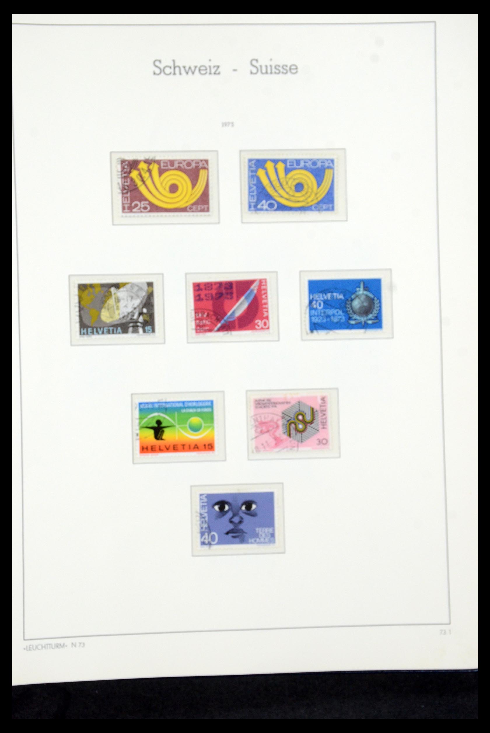 35669 071 - Postzegelverzameling 35669 Zwitserland 1850-2000.