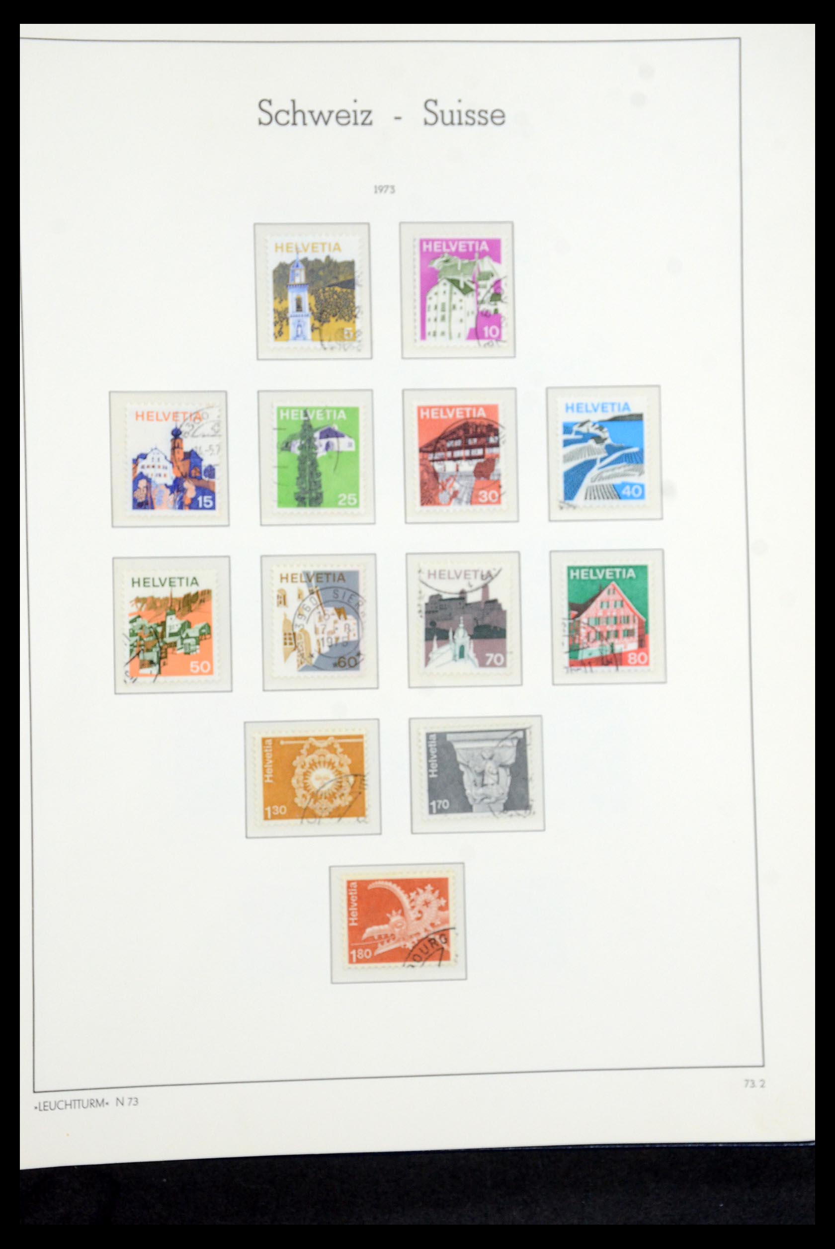 35669 072 - Postzegelverzameling 35669 Zwitserland 1850-2000.