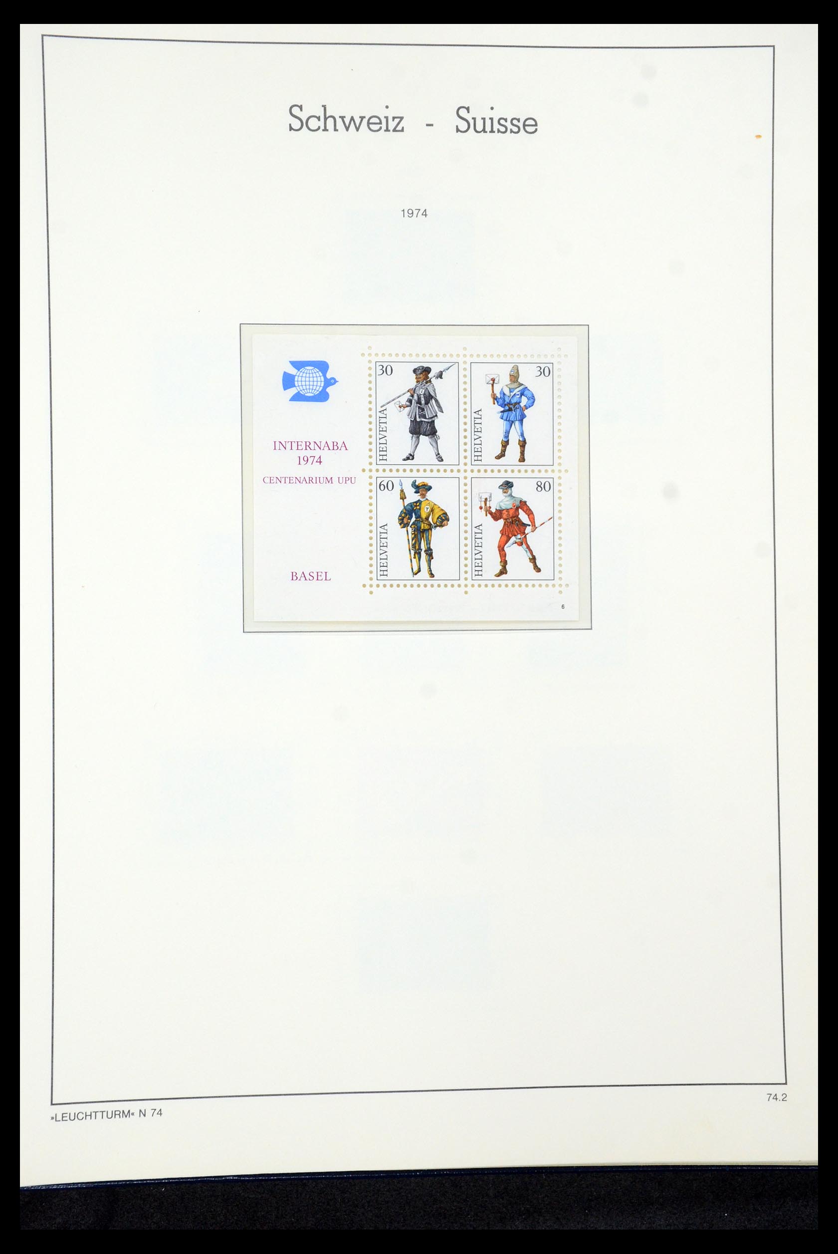 35669 073 - Postzegelverzameling 35669 Zwitserland 1850-2000.