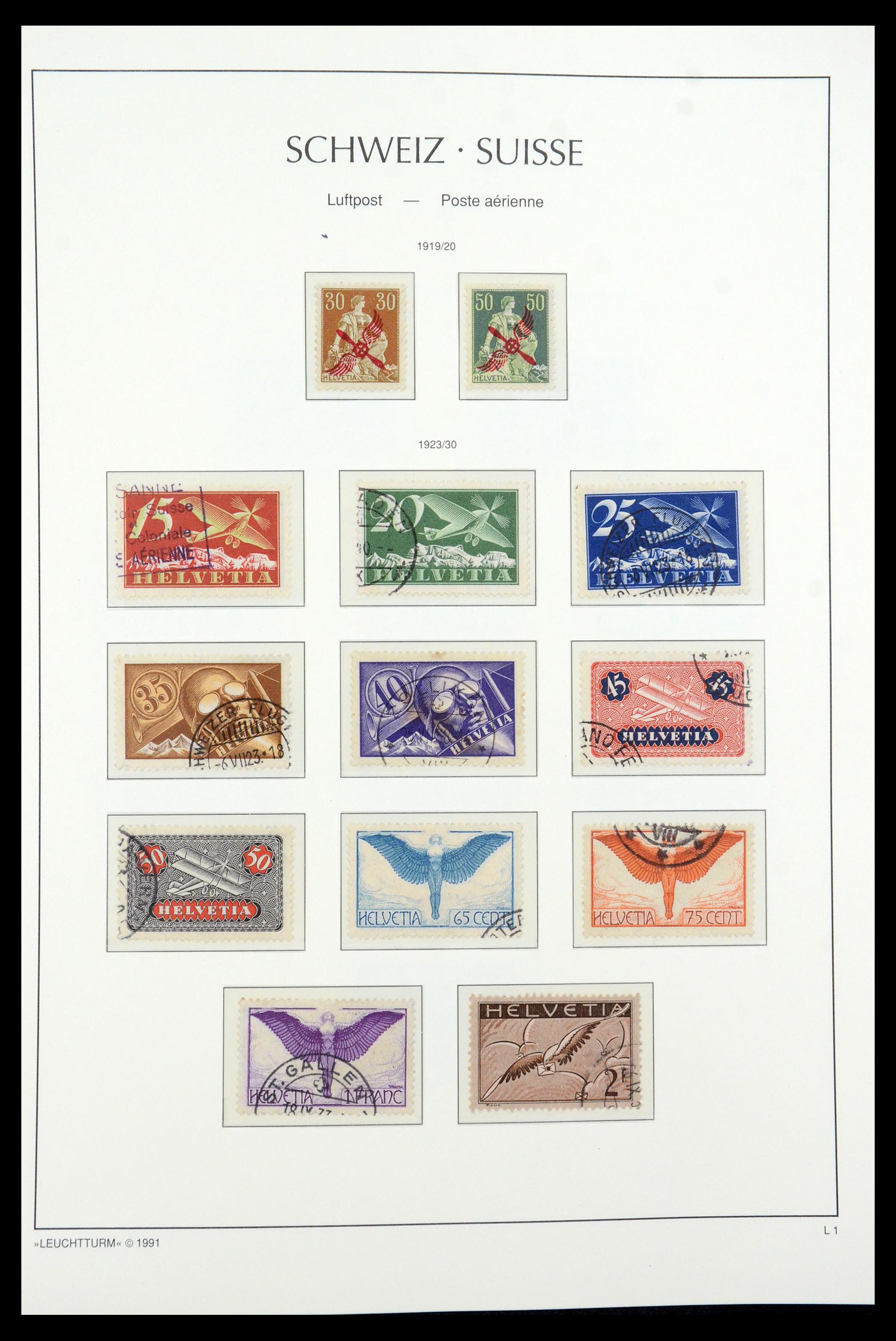 35669 078 - Postzegelverzameling 35669 Zwitserland 1850-2000.