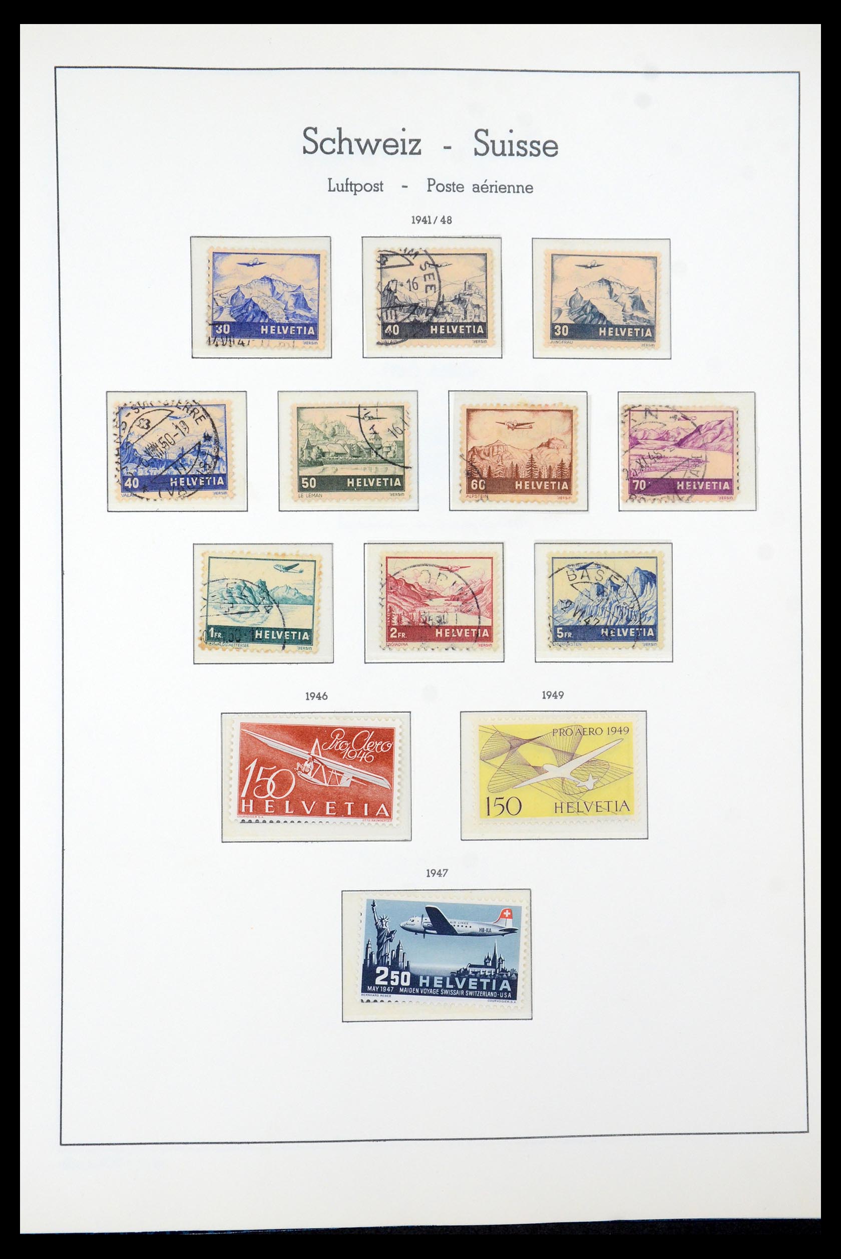 35669 082 - Postzegelverzameling 35669 Zwitserland 1850-2000.