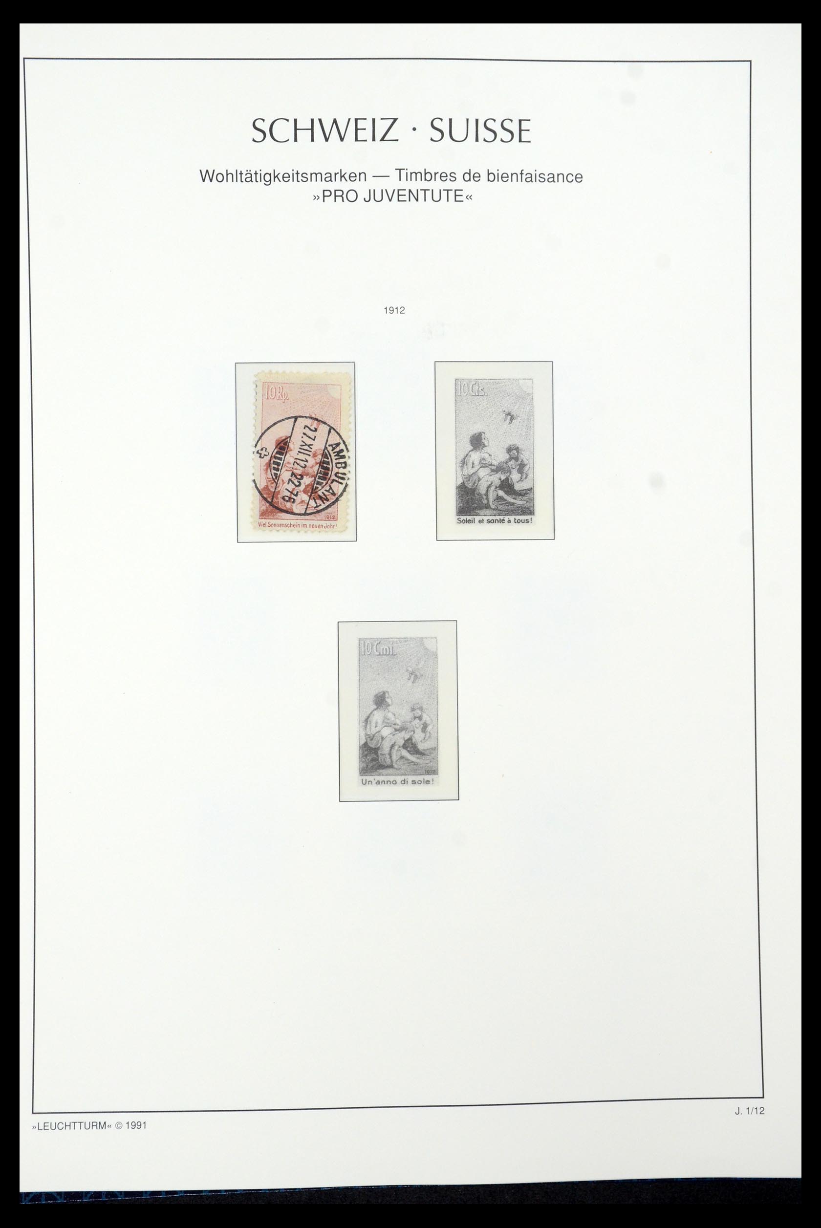 35669 085 - Postzegelverzameling 35669 Zwitserland 1850-2000.