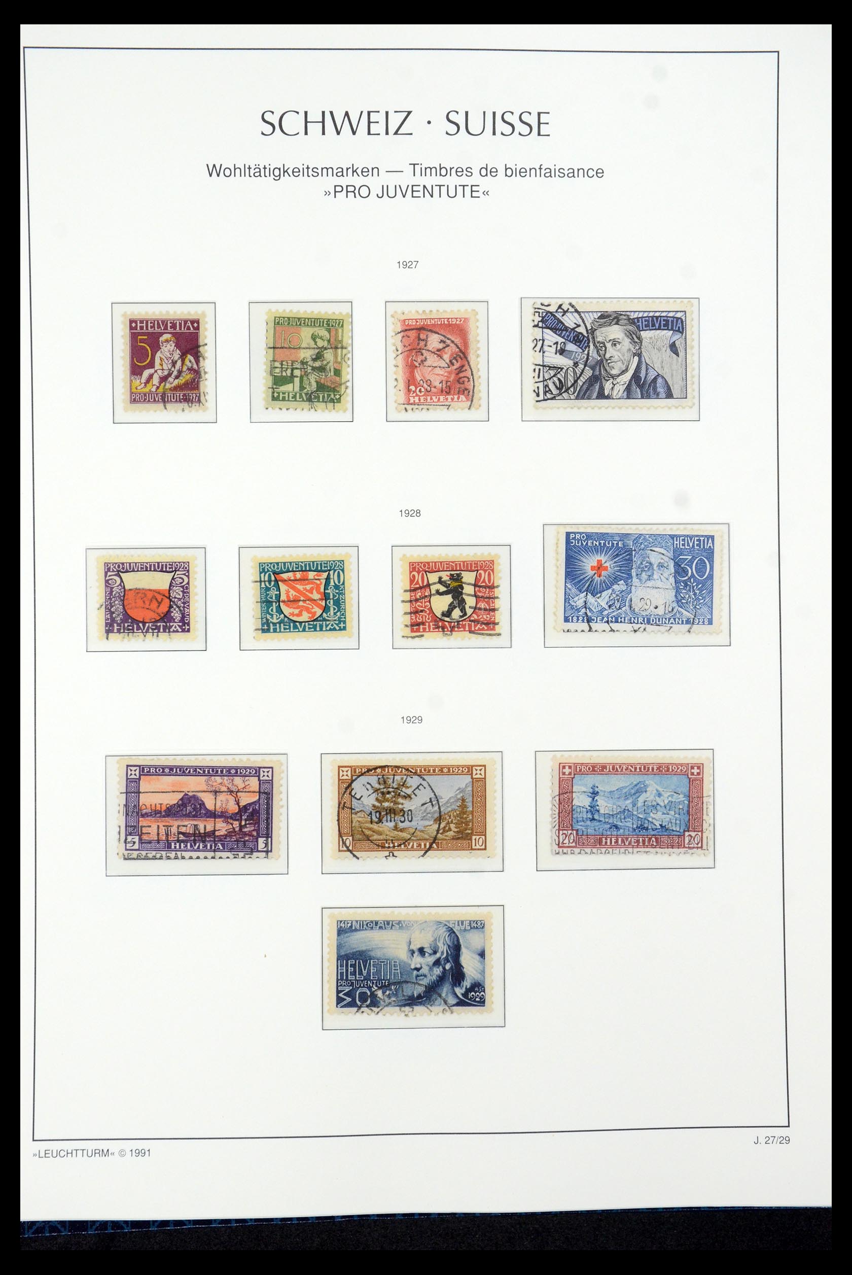 35669 089 - Postzegelverzameling 35669 Zwitserland 1850-2000.