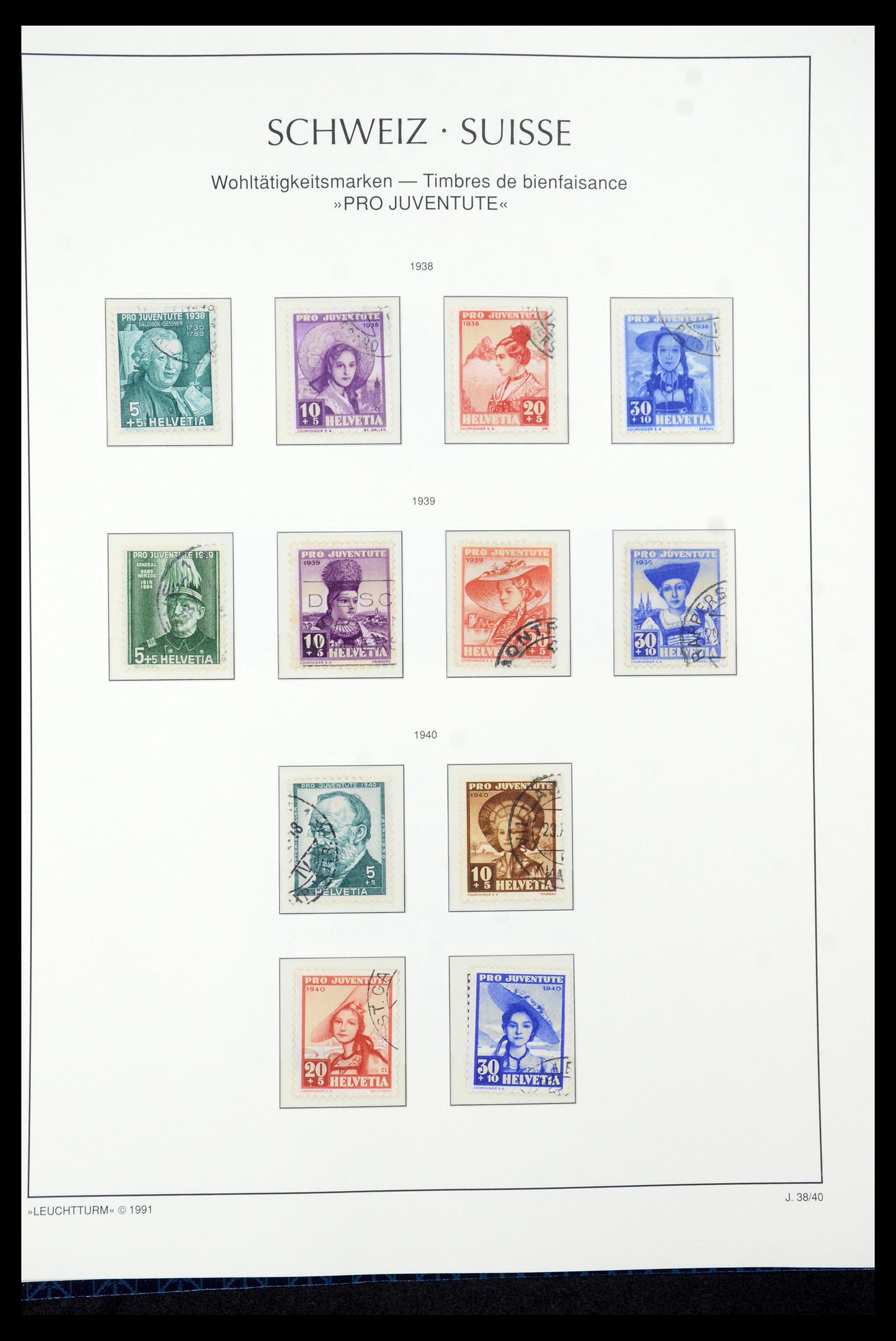 35669 093 - Postzegelverzameling 35669 Zwitserland 1850-2000.