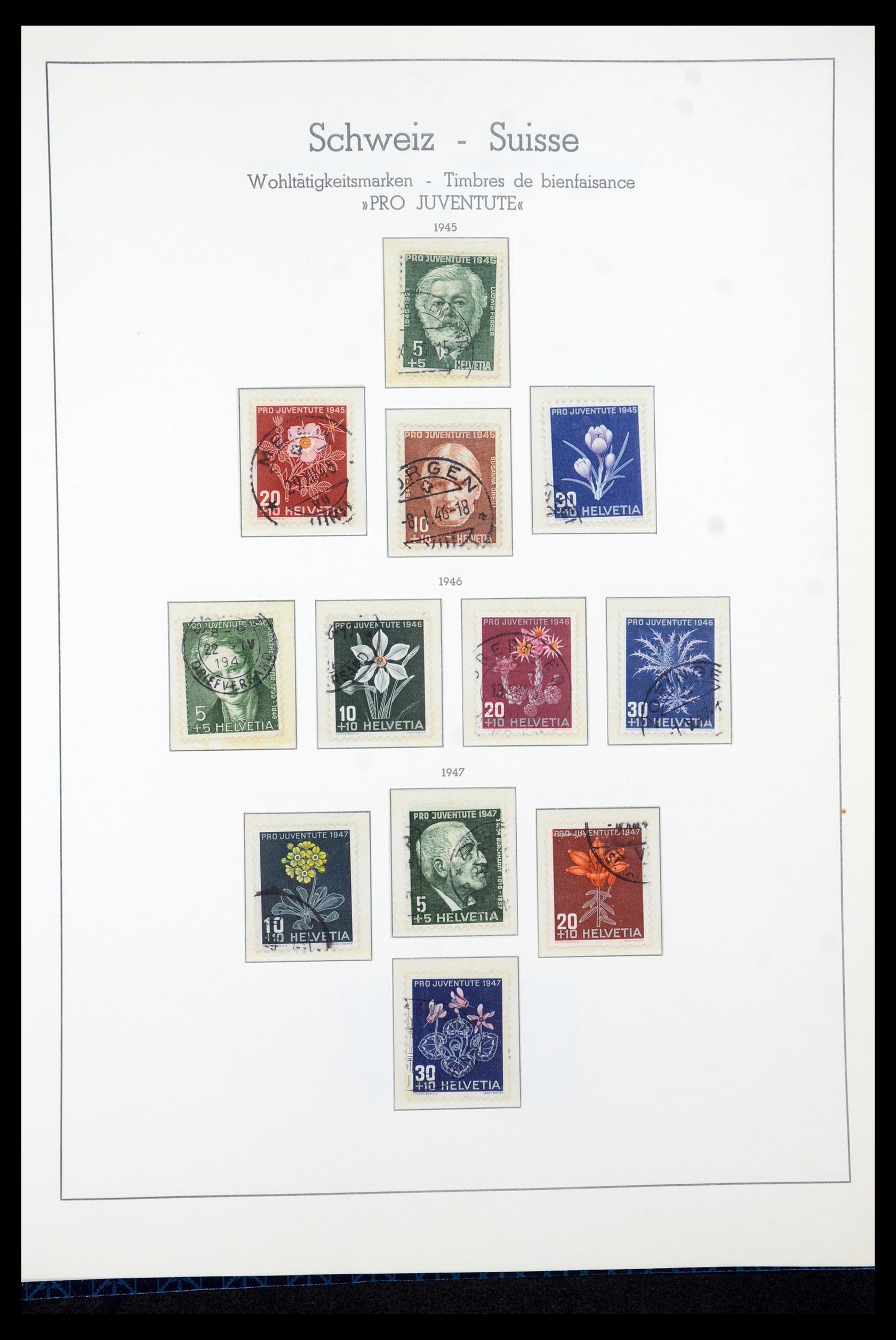 35669 096 - Postzegelverzameling 35669 Zwitserland 1850-2000.