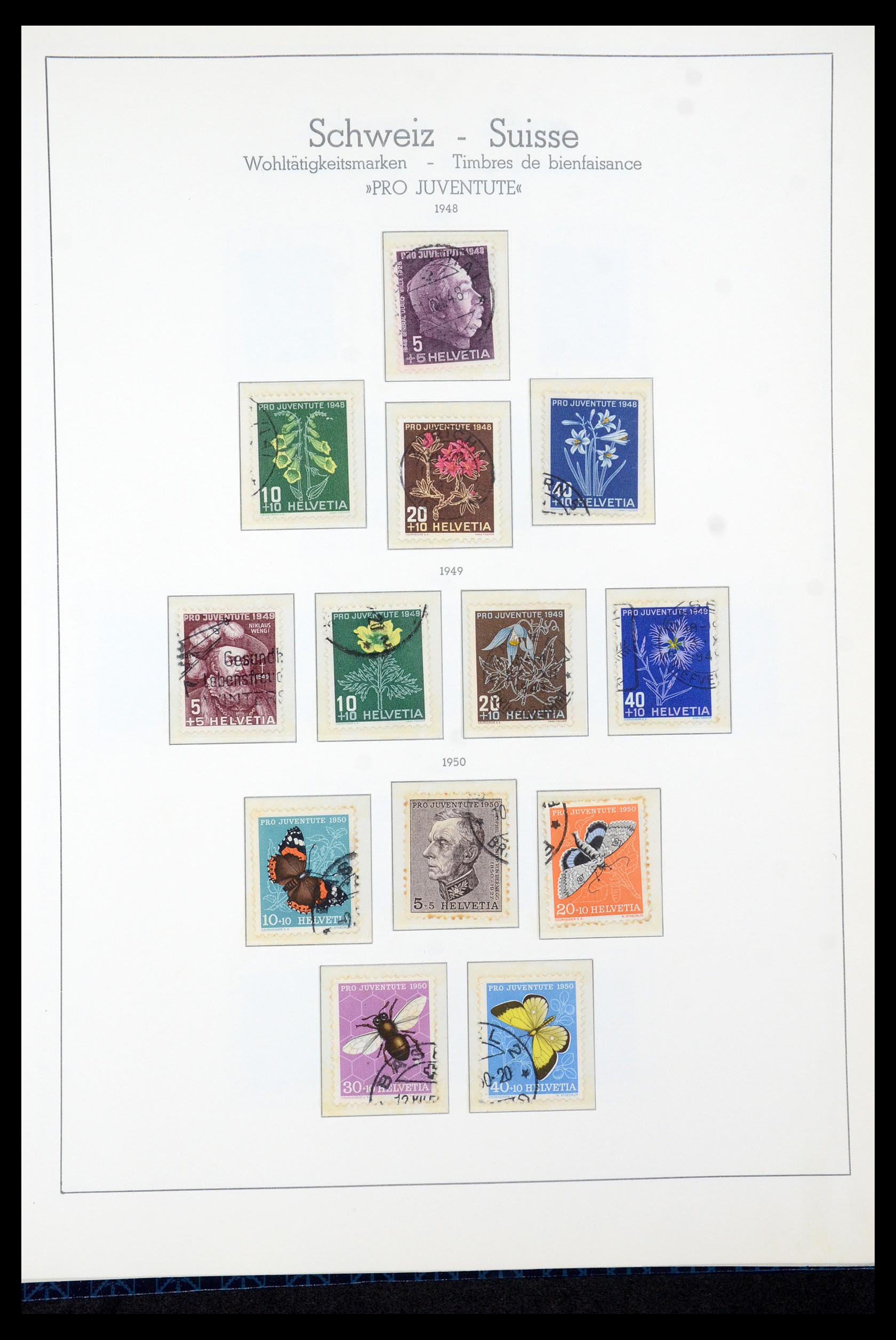 35669 097 - Postzegelverzameling 35669 Zwitserland 1850-2000.