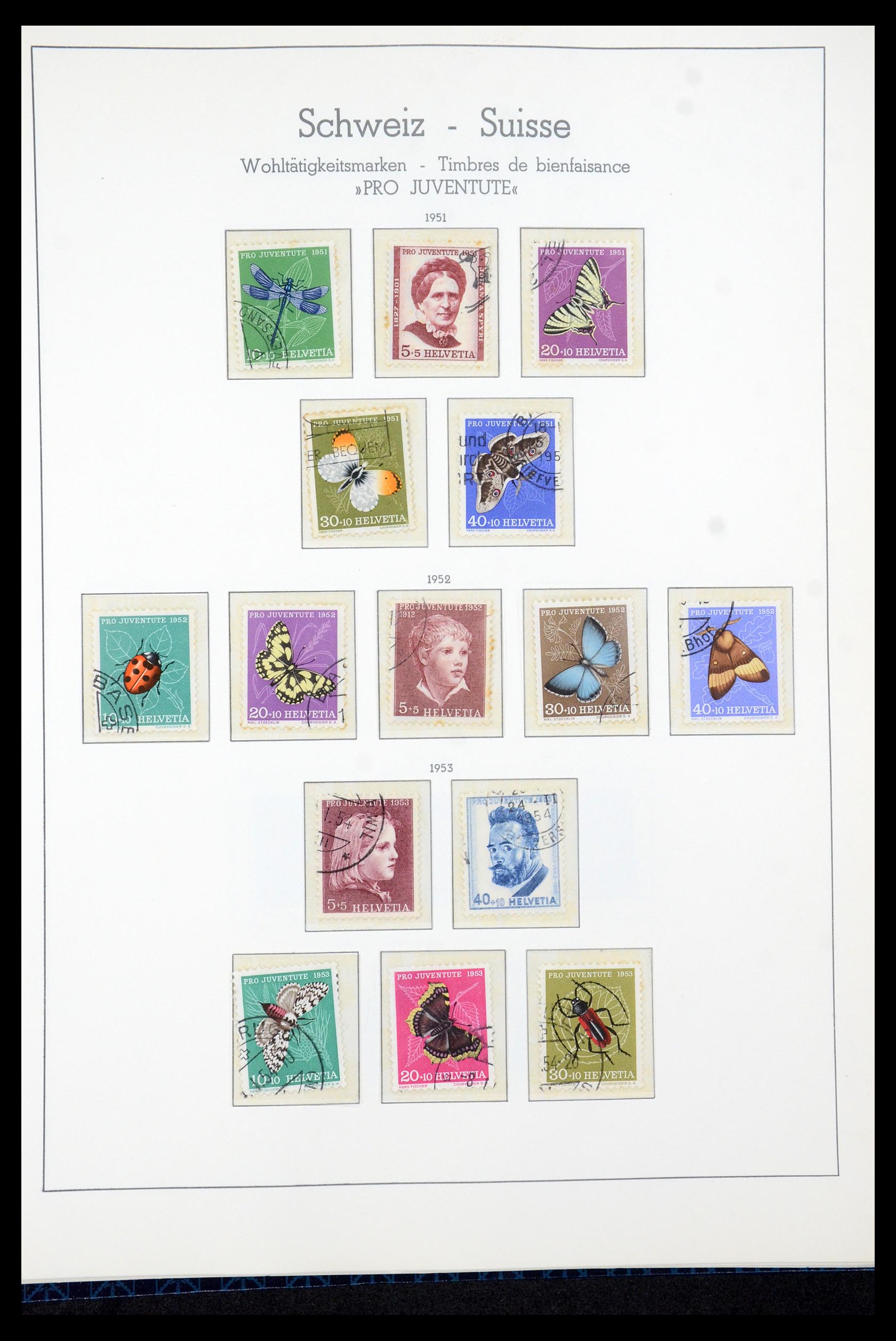 35669 098 - Postzegelverzameling 35669 Zwitserland 1850-2000.