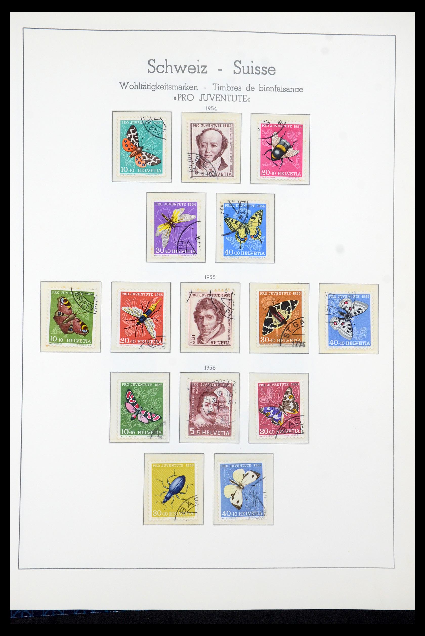 35669 099 - Postzegelverzameling 35669 Zwitserland 1850-2000.