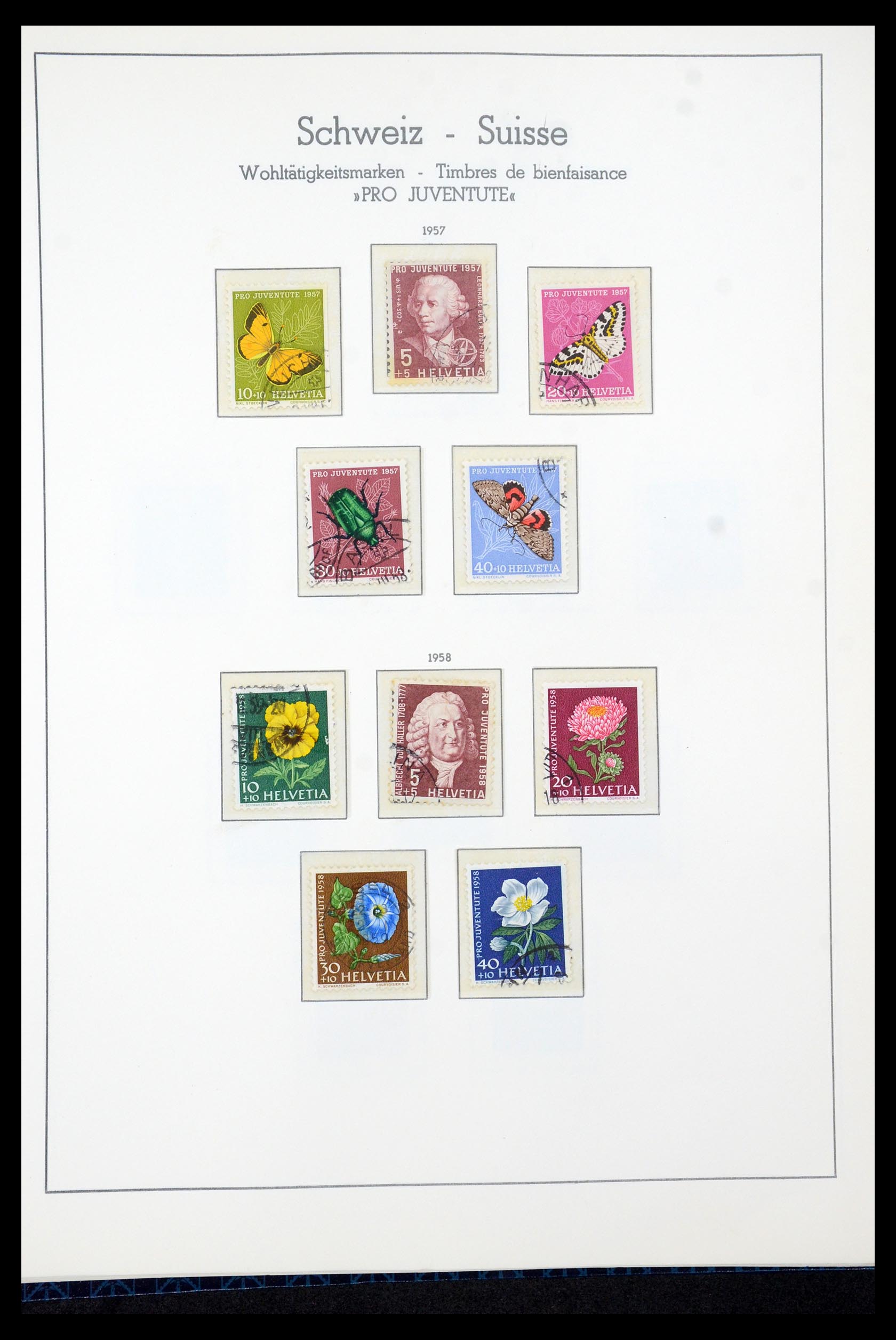 35669 100 - Postzegelverzameling 35669 Zwitserland 1850-2000.