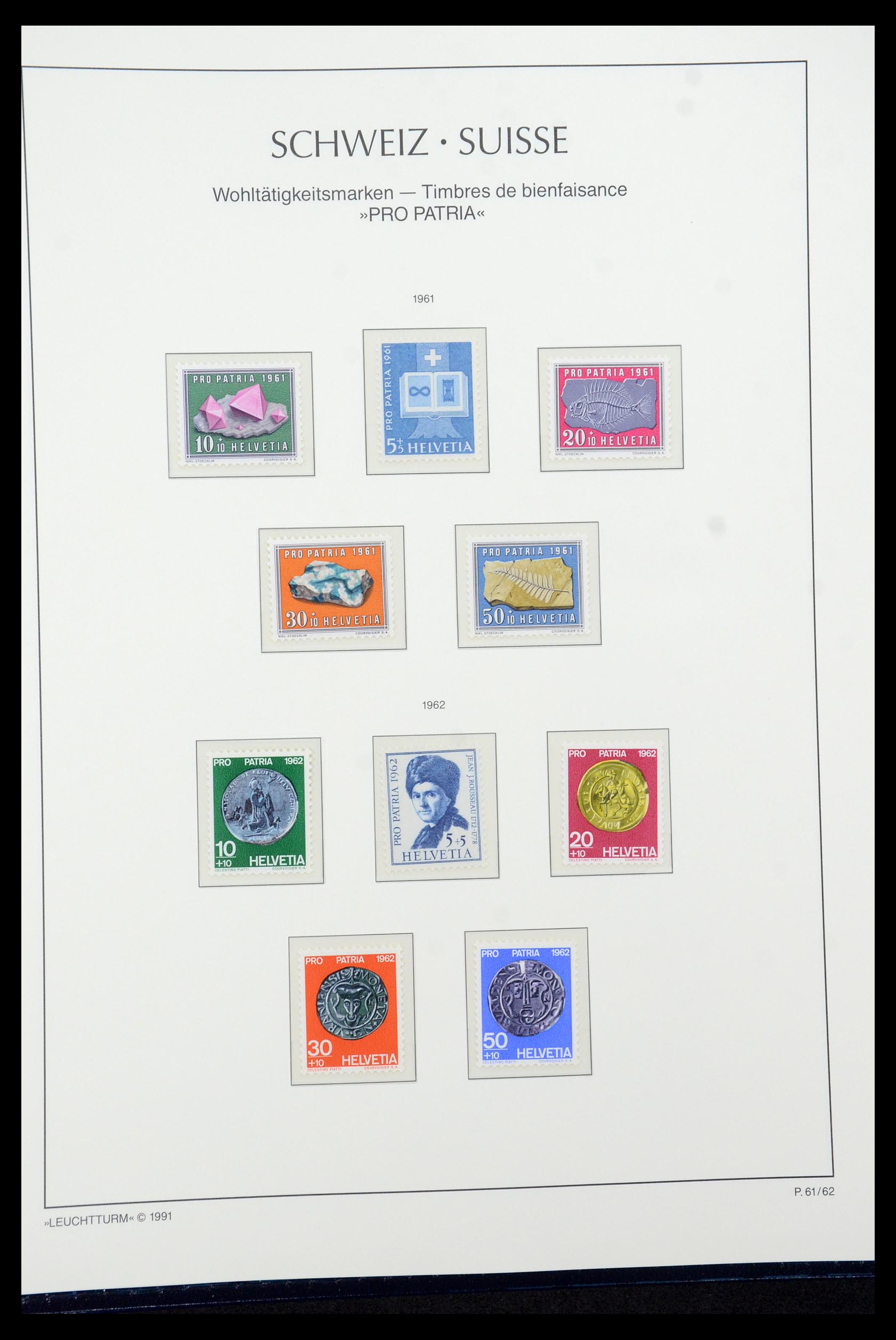35669 182 - Postzegelverzameling 35669 Zwitserland 1850-2000.