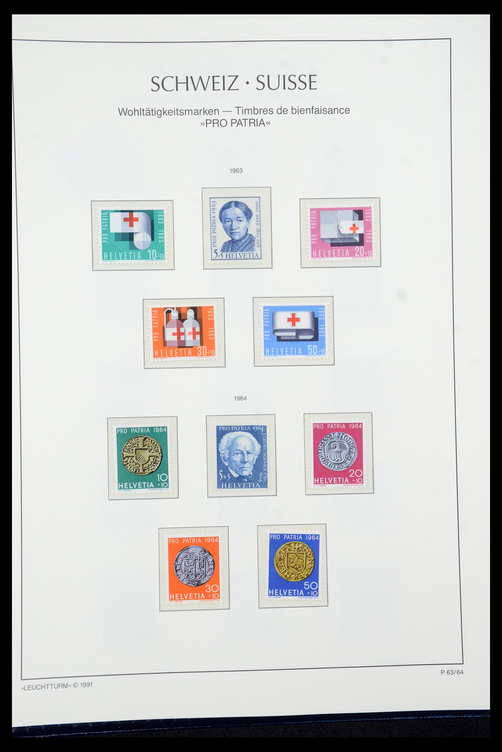 35669 183 - Postzegelverzameling 35669 Zwitserland 1850-2000.
