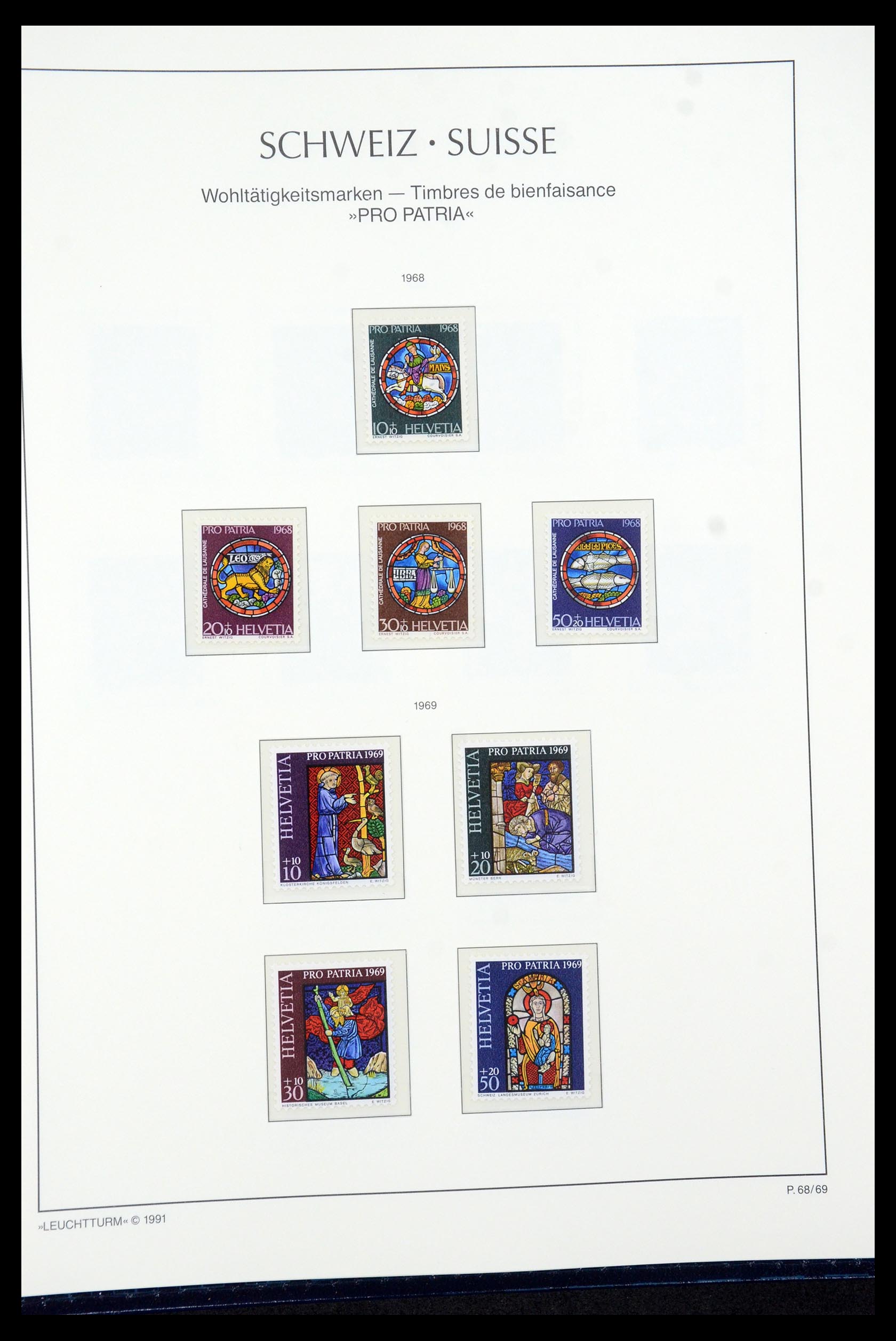 35669 185 - Postzegelverzameling 35669 Zwitserland 1850-2000.