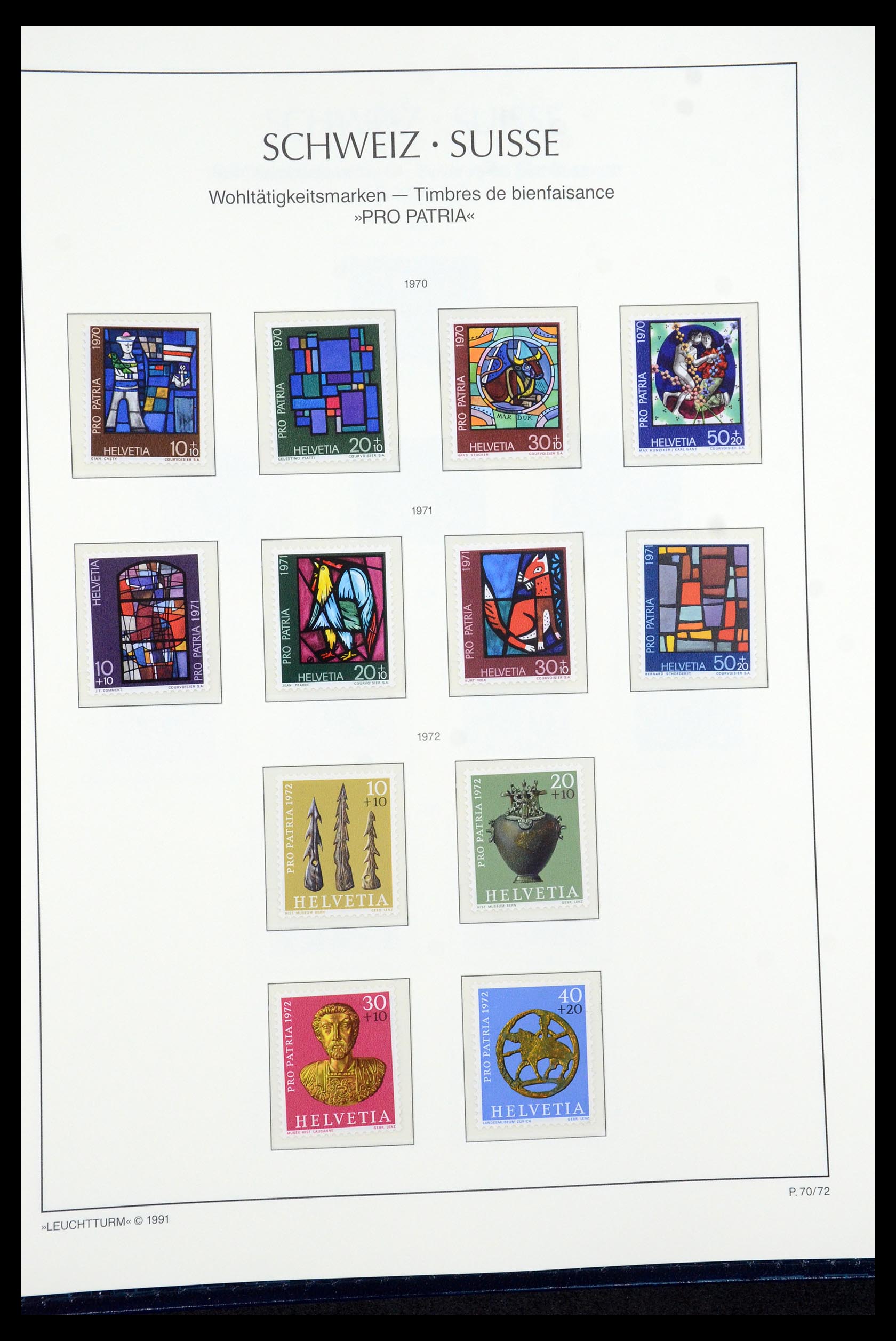 35669 186 - Postzegelverzameling 35669 Zwitserland 1850-2000.