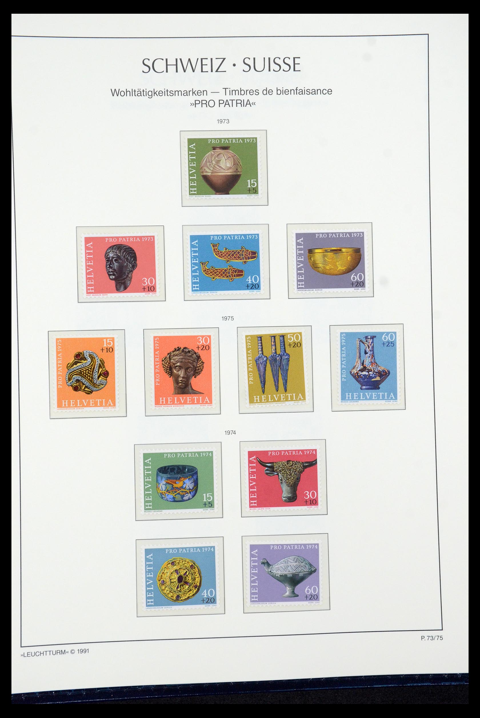 35669 187 - Postzegelverzameling 35669 Zwitserland 1850-2000.