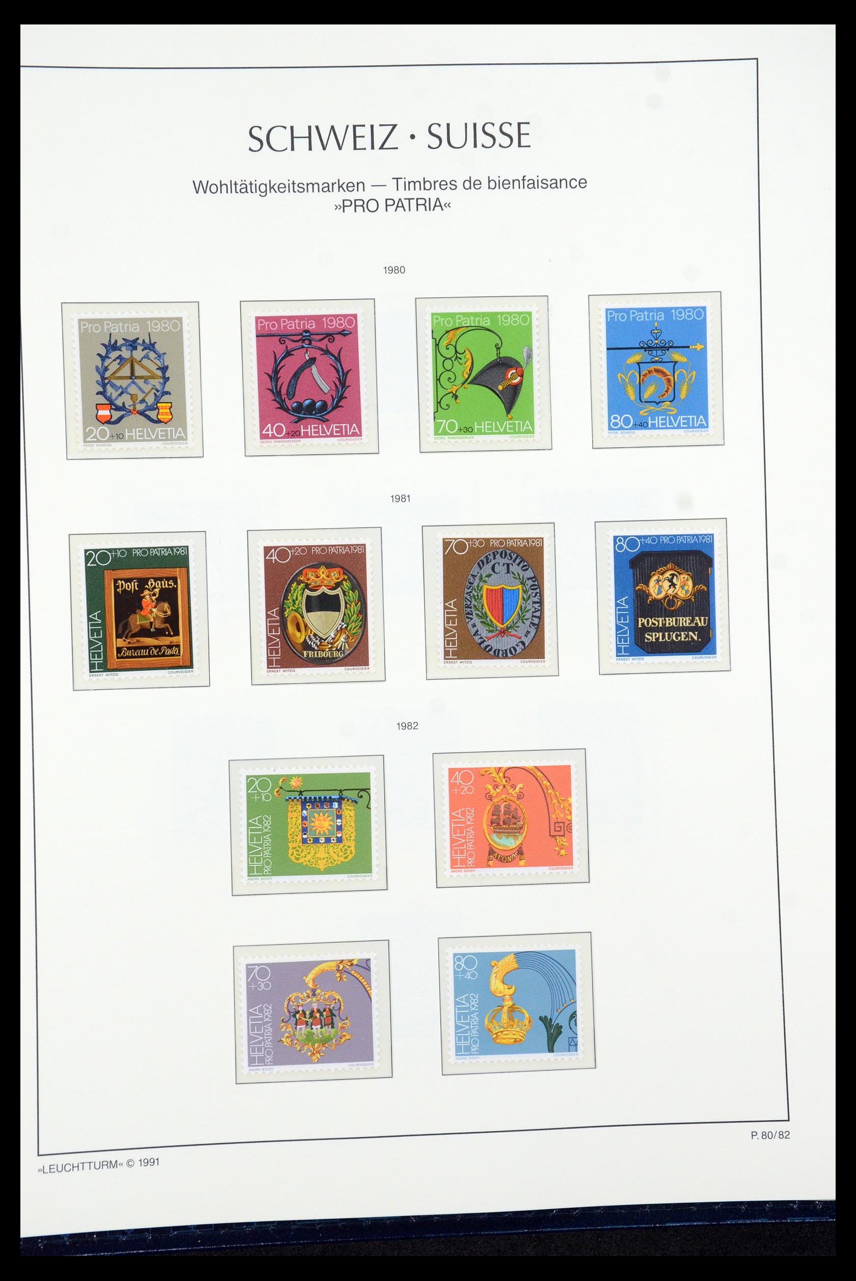 35669 190 - Postzegelverzameling 35669 Zwitserland 1850-2000.