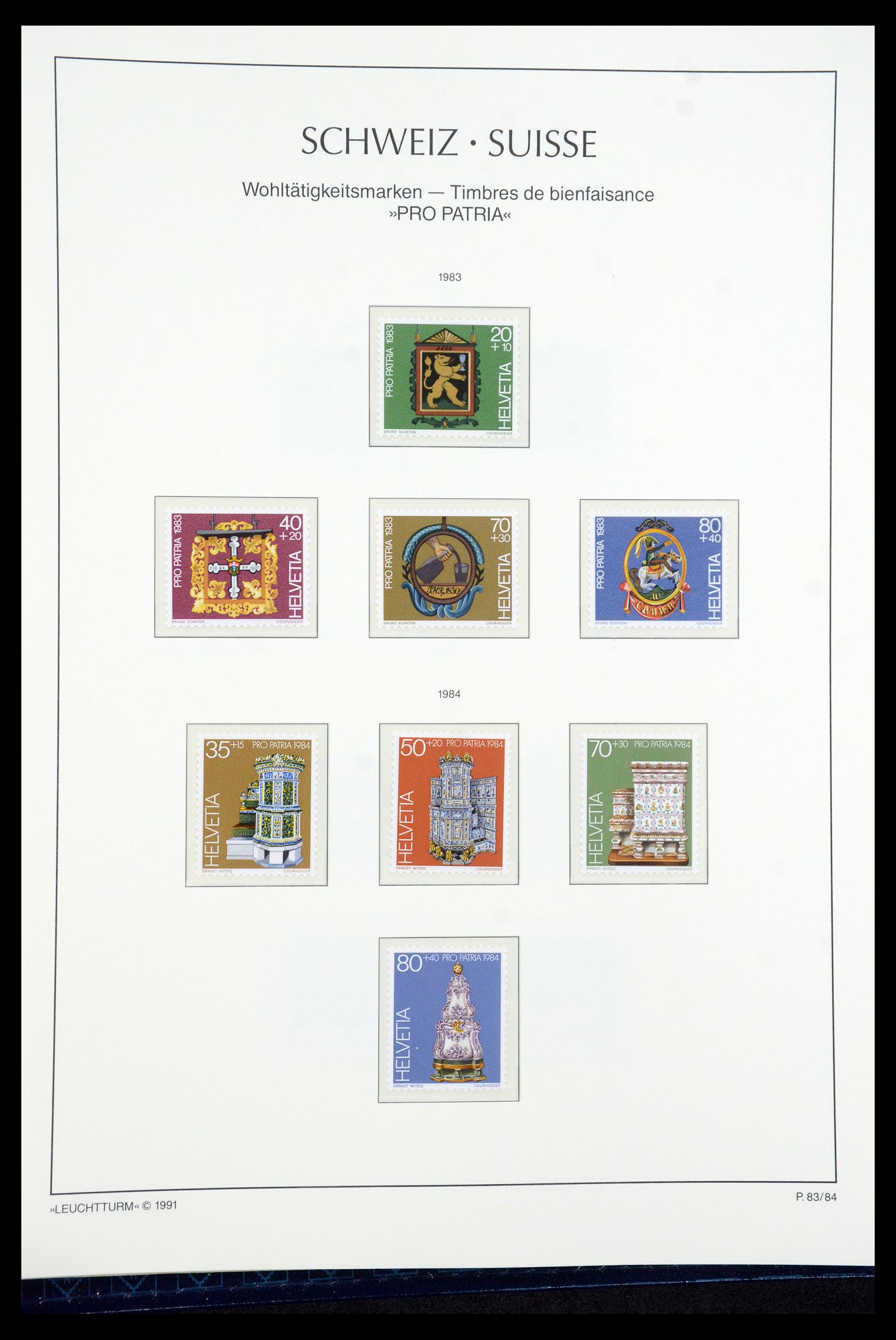 35669 191 - Postzegelverzameling 35669 Zwitserland 1850-2000.