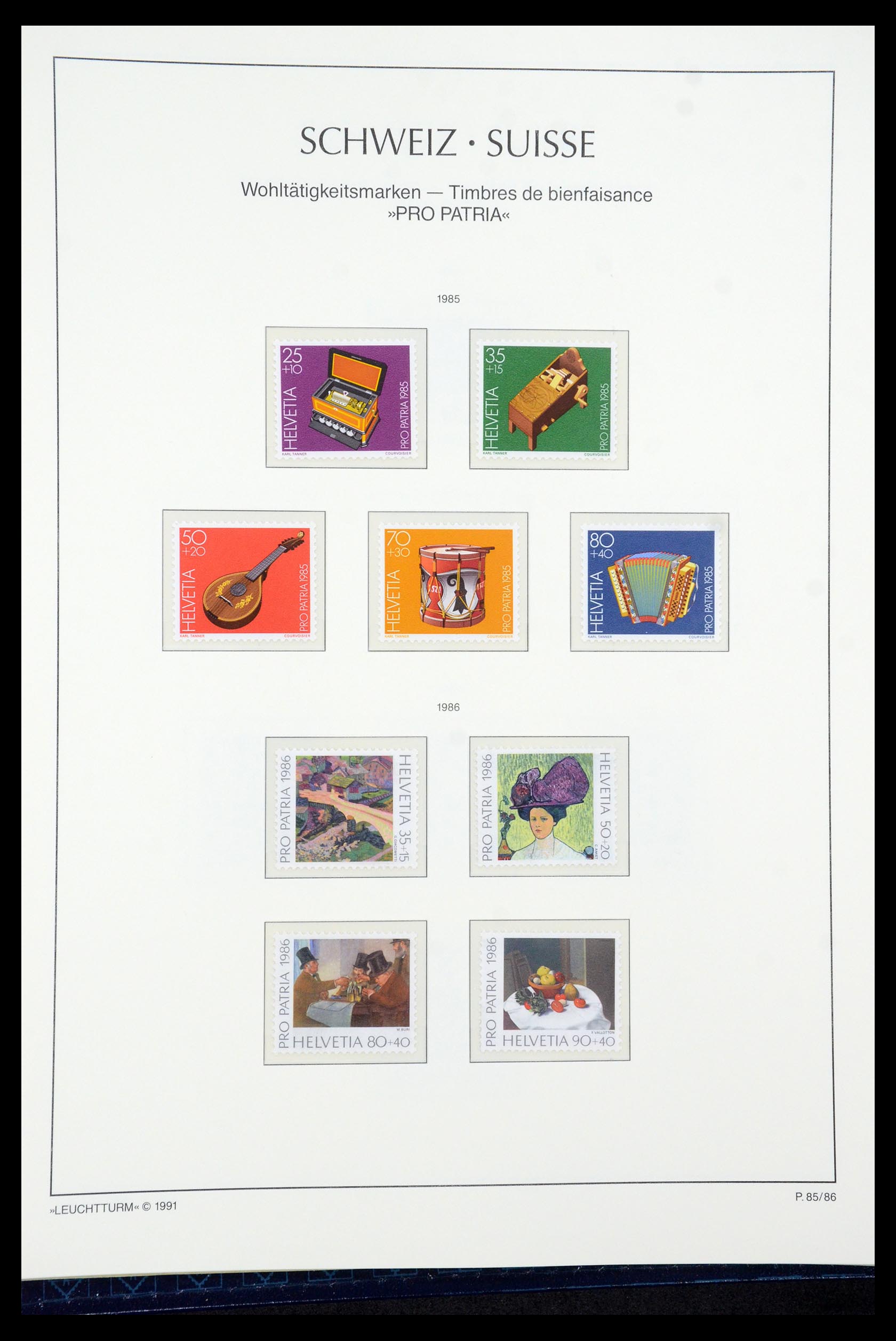 35669 192 - Postzegelverzameling 35669 Zwitserland 1850-2000.