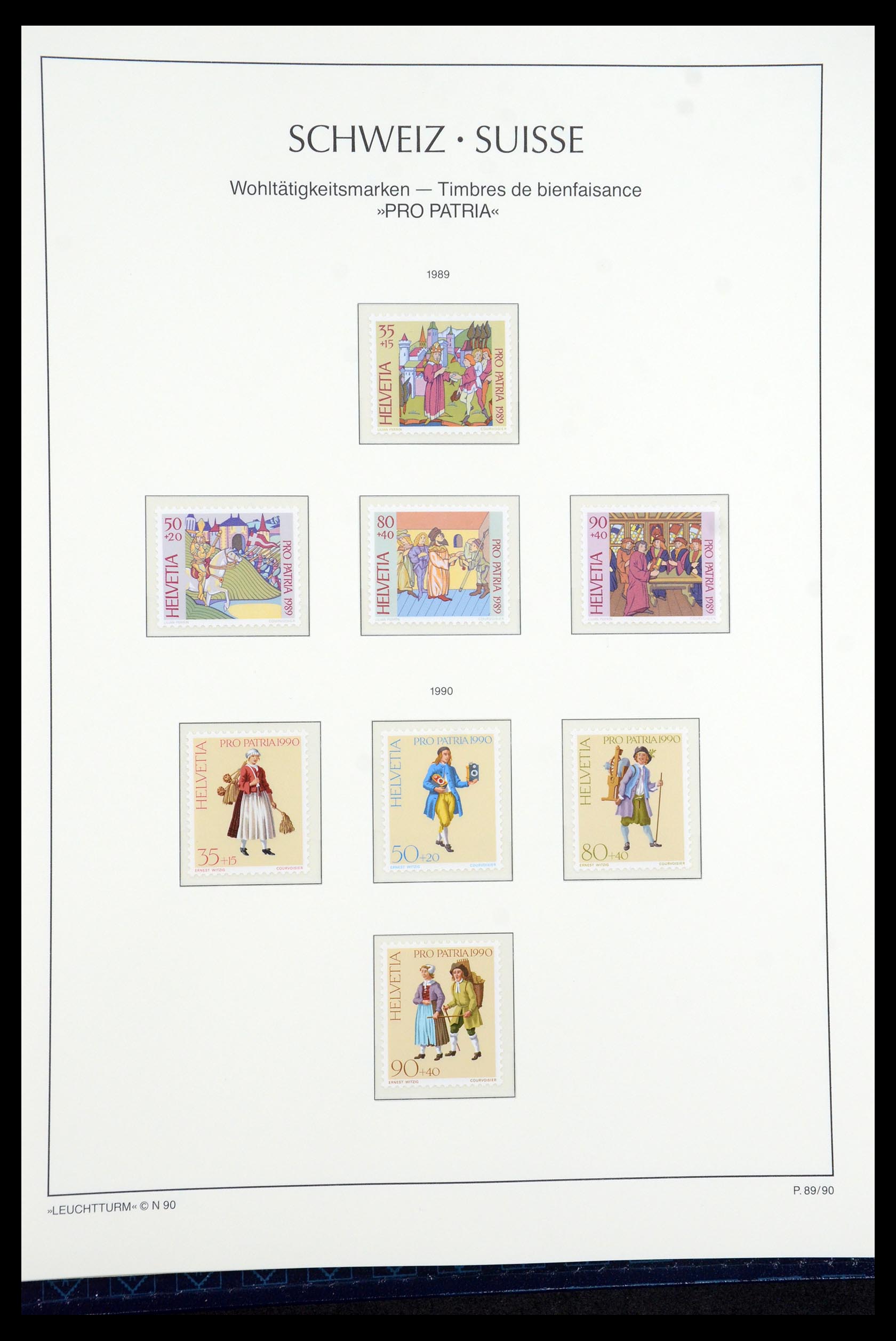 35669 194 - Postzegelverzameling 35669 Zwitserland 1850-2000.