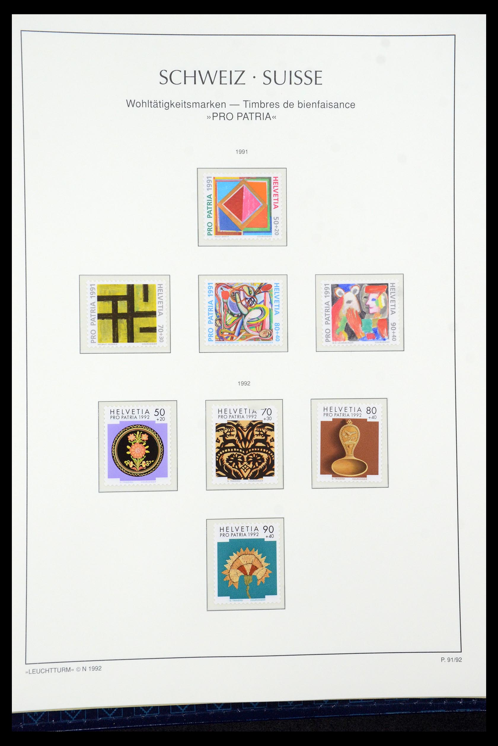 35669 195 - Postzegelverzameling 35669 Zwitserland 1850-2000.