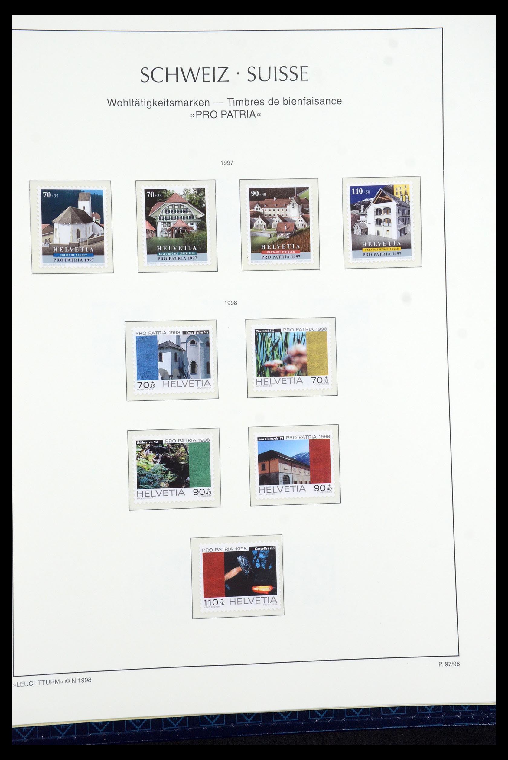 35669 198 - Postzegelverzameling 35669 Zwitserland 1850-2000.