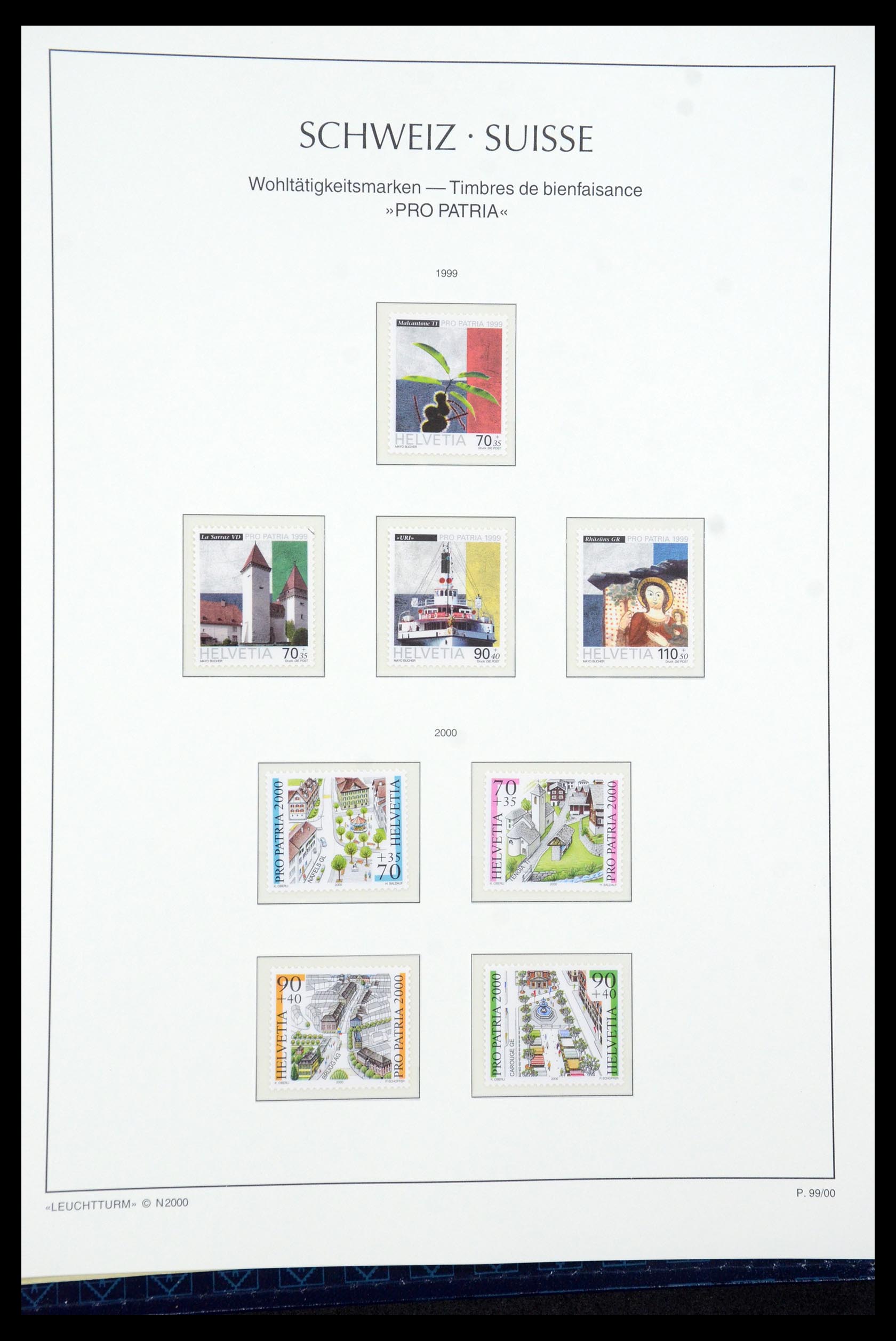 35669 199 - Postzegelverzameling 35669 Zwitserland 1850-2000.