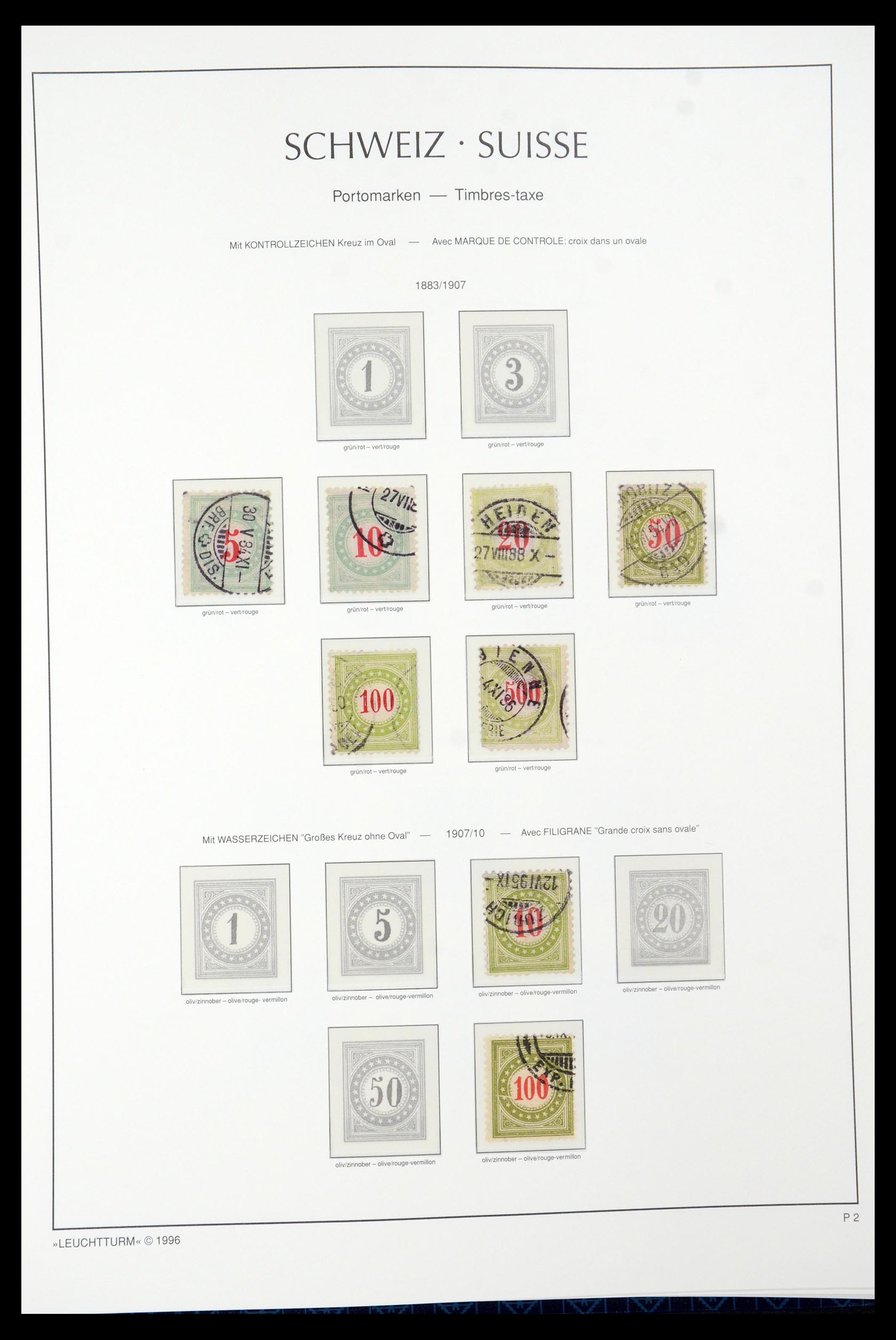 35669 201 - Postzegelverzameling 35669 Zwitserland 1850-2000.