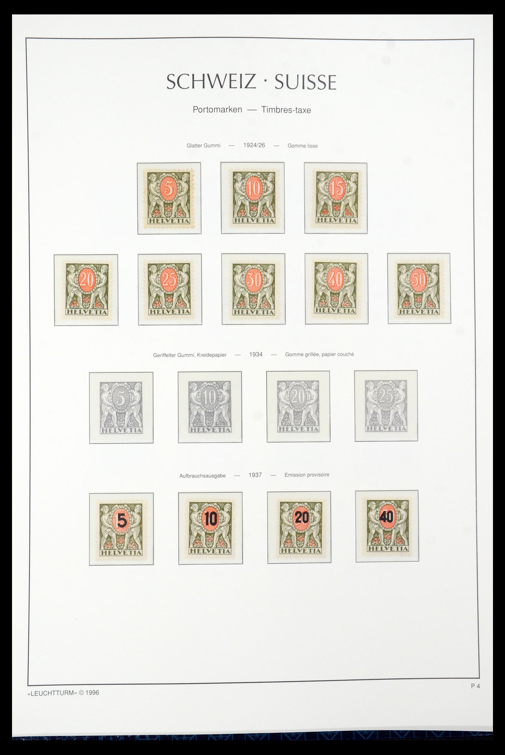 35669 205 - Postzegelverzameling 35669 Zwitserland 1850-2000.