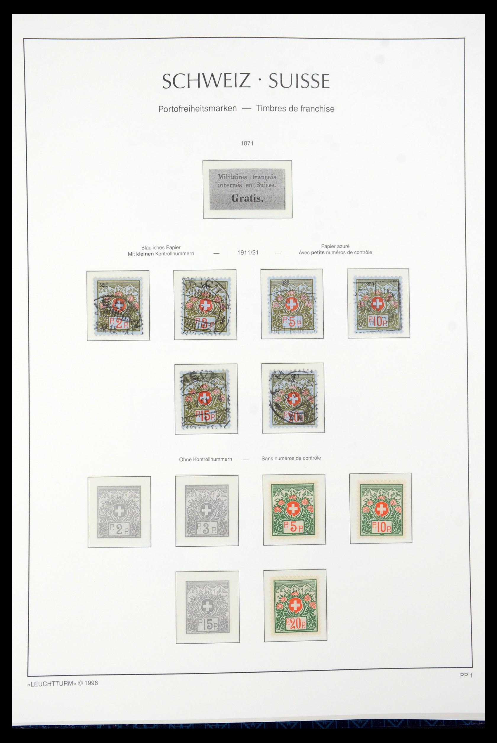 35669 207 - Postzegelverzameling 35669 Zwitserland 1850-2000.