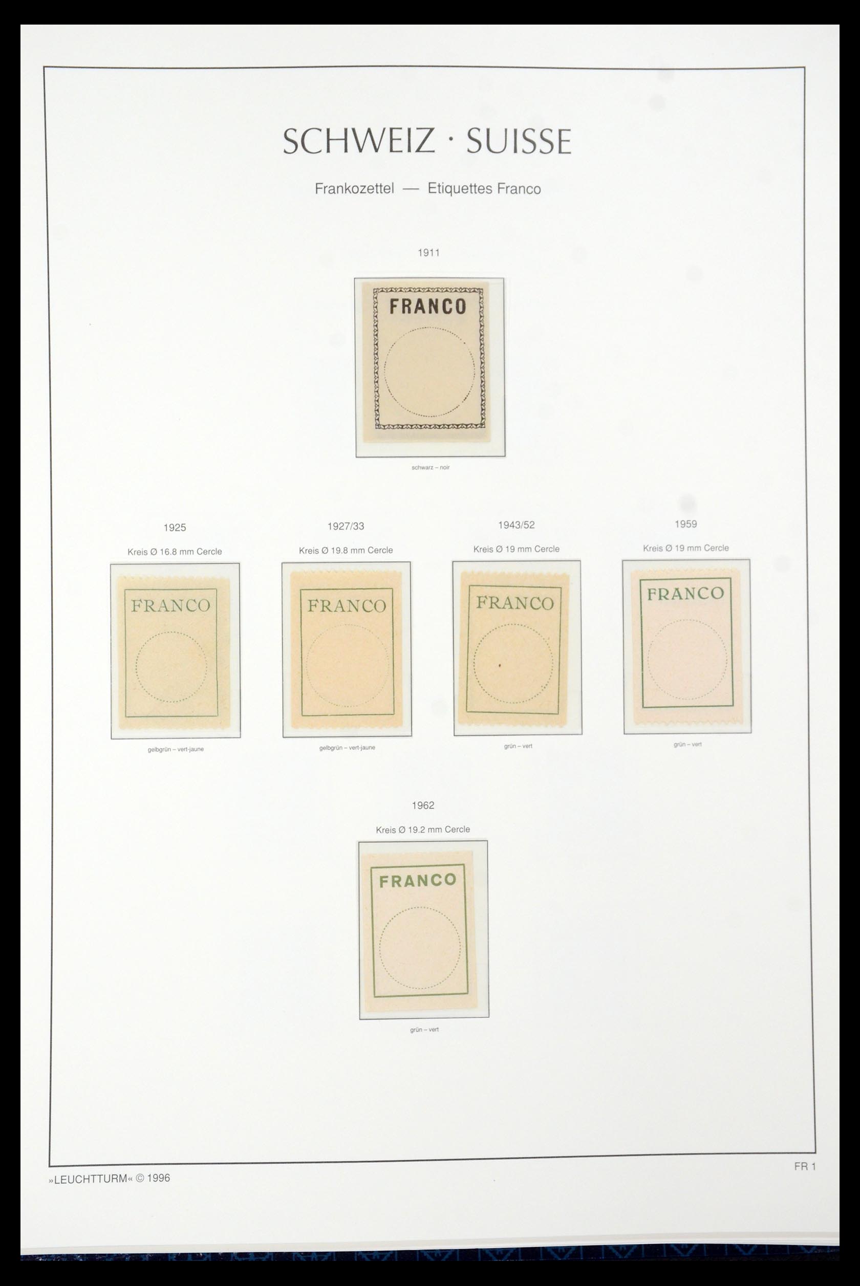 35669 210 - Postzegelverzameling 35669 Zwitserland 1850-2000.