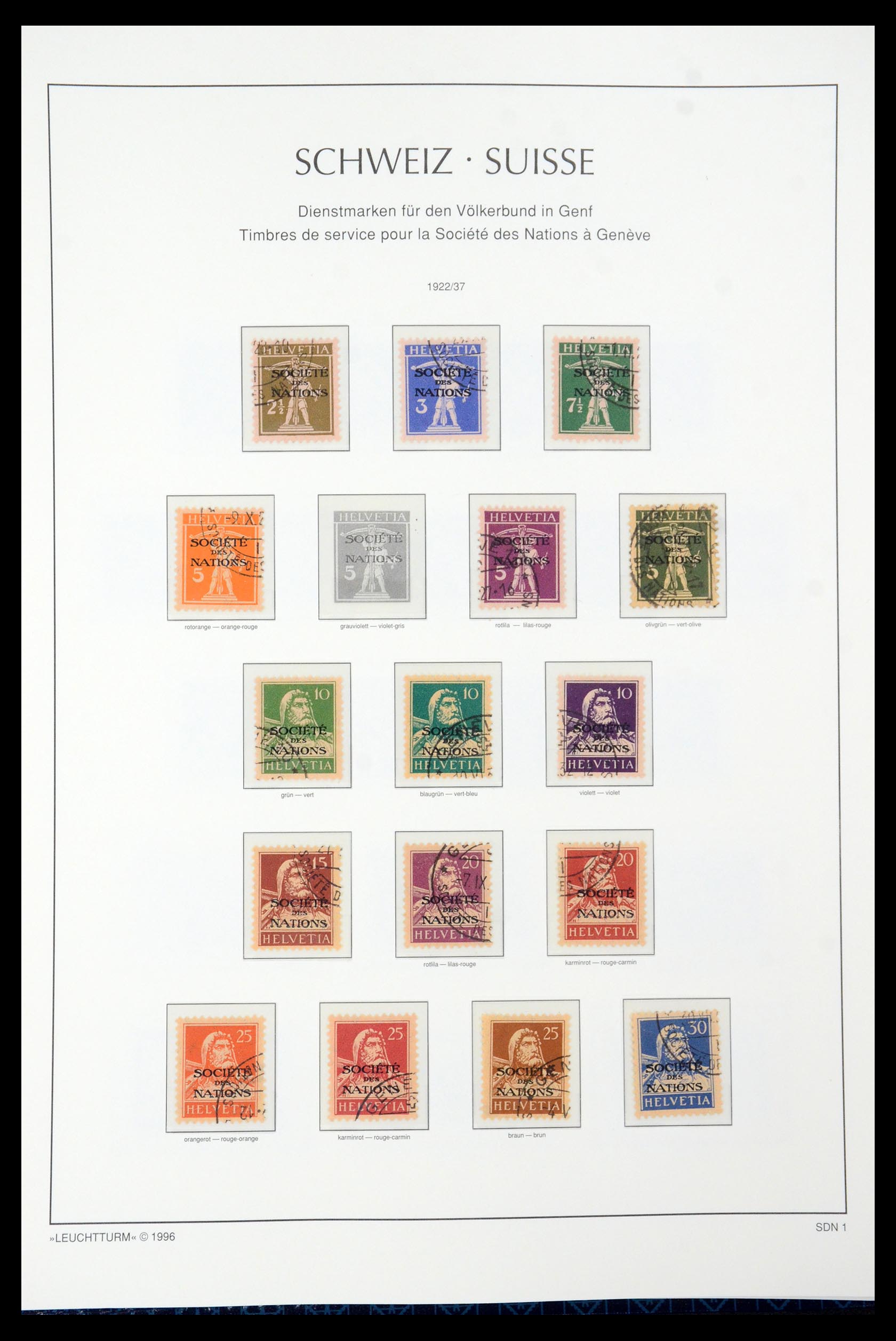 35669 218 - Postzegelverzameling 35669 Zwitserland 1850-2000.