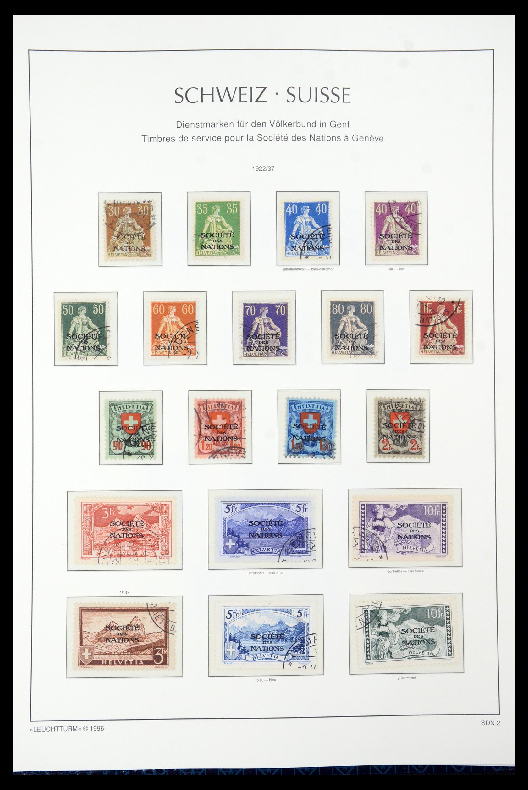 35669 219 - Postzegelverzameling 35669 Zwitserland 1850-2000.