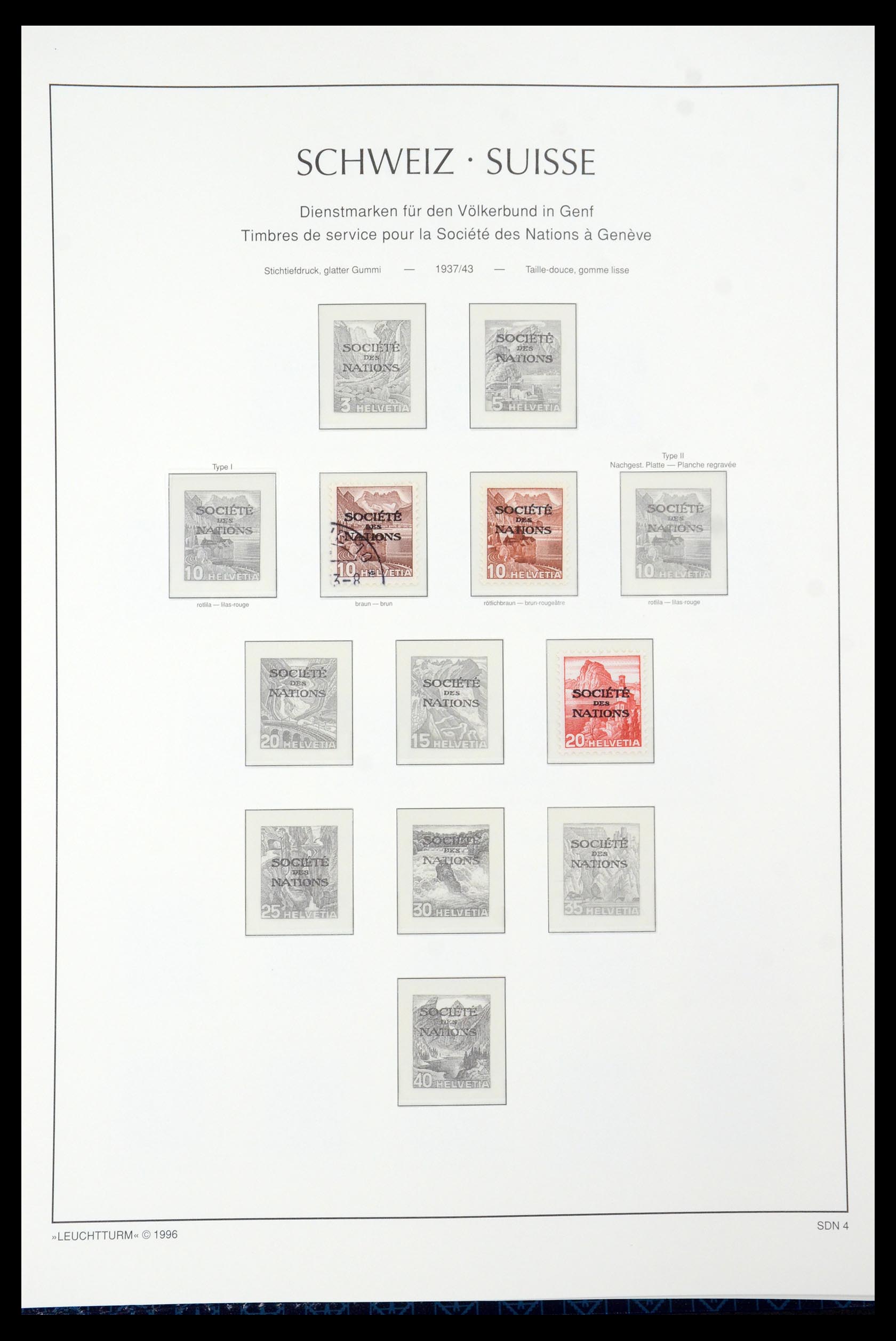 35669 221 - Postzegelverzameling 35669 Zwitserland 1850-2000.