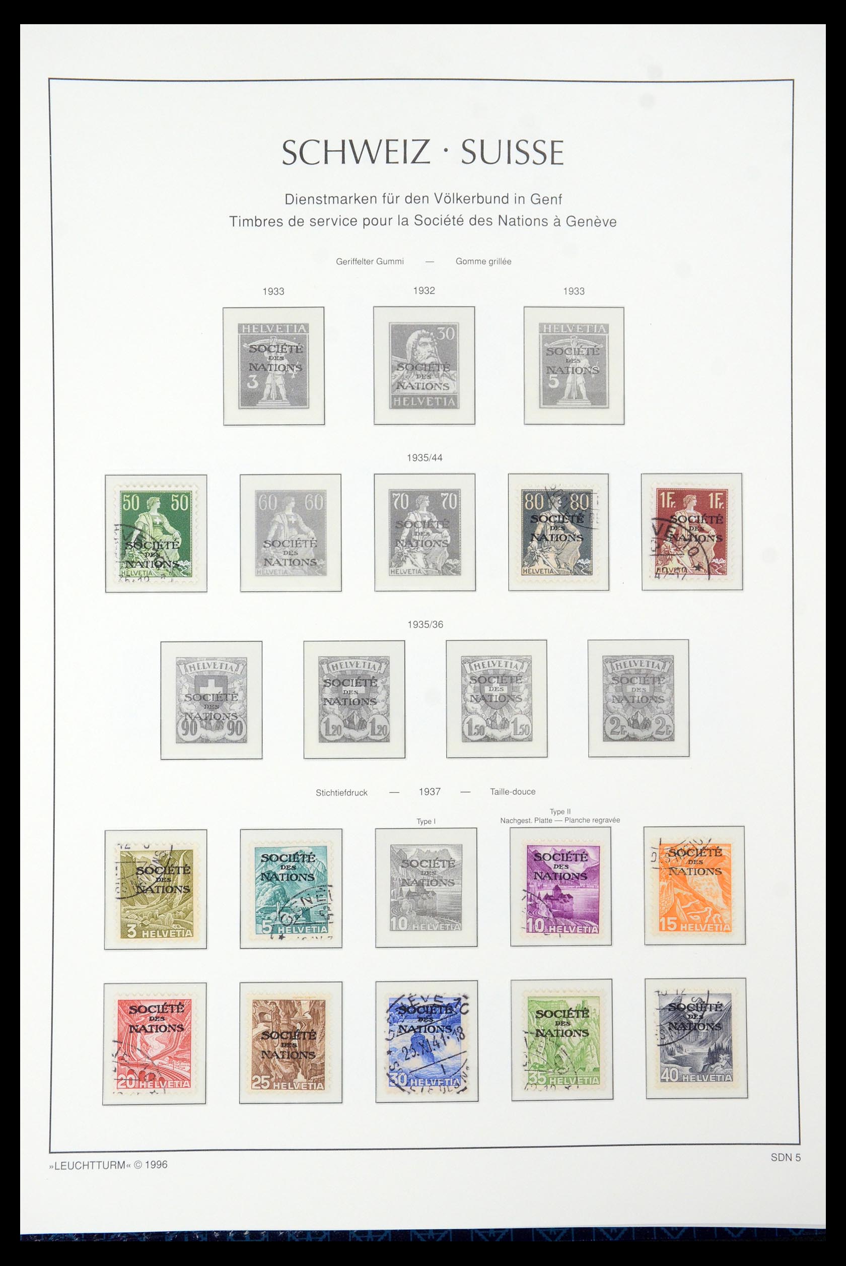 35669 222 - Postzegelverzameling 35669 Zwitserland 1850-2000.