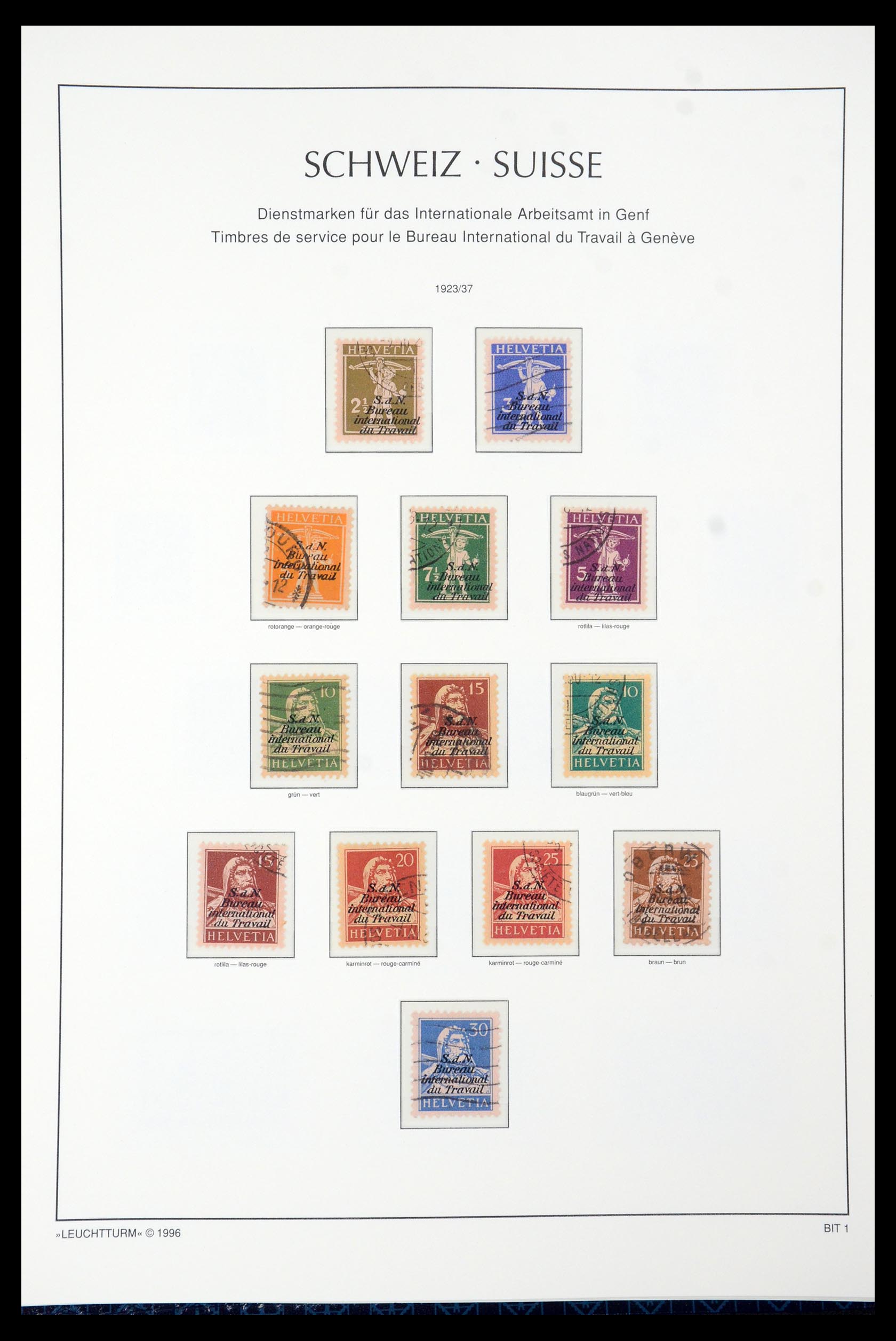 35669 225 - Postzegelverzameling 35669 Zwitserland 1850-2000.
