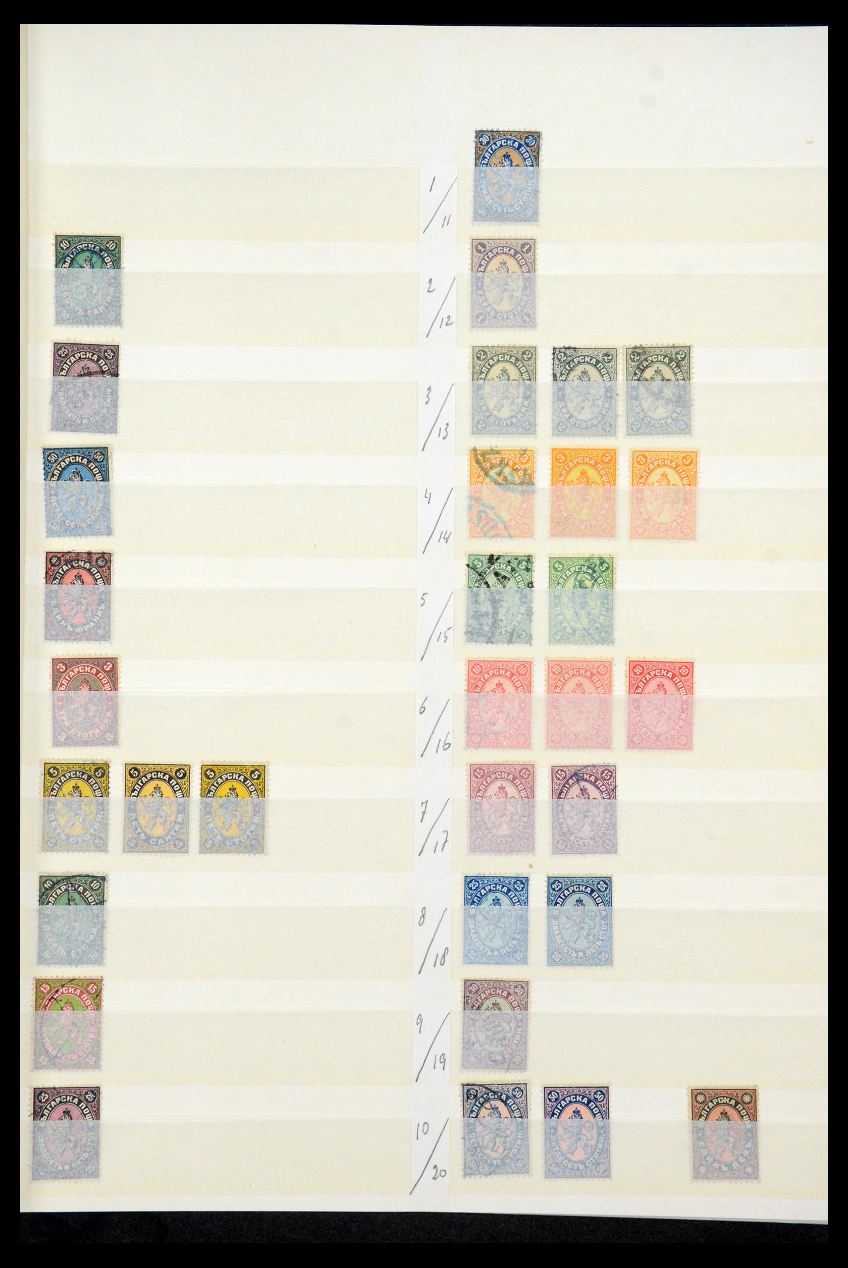 35671 001 - Postzegelverzameling 35671 Bulgarije 1879-1947.