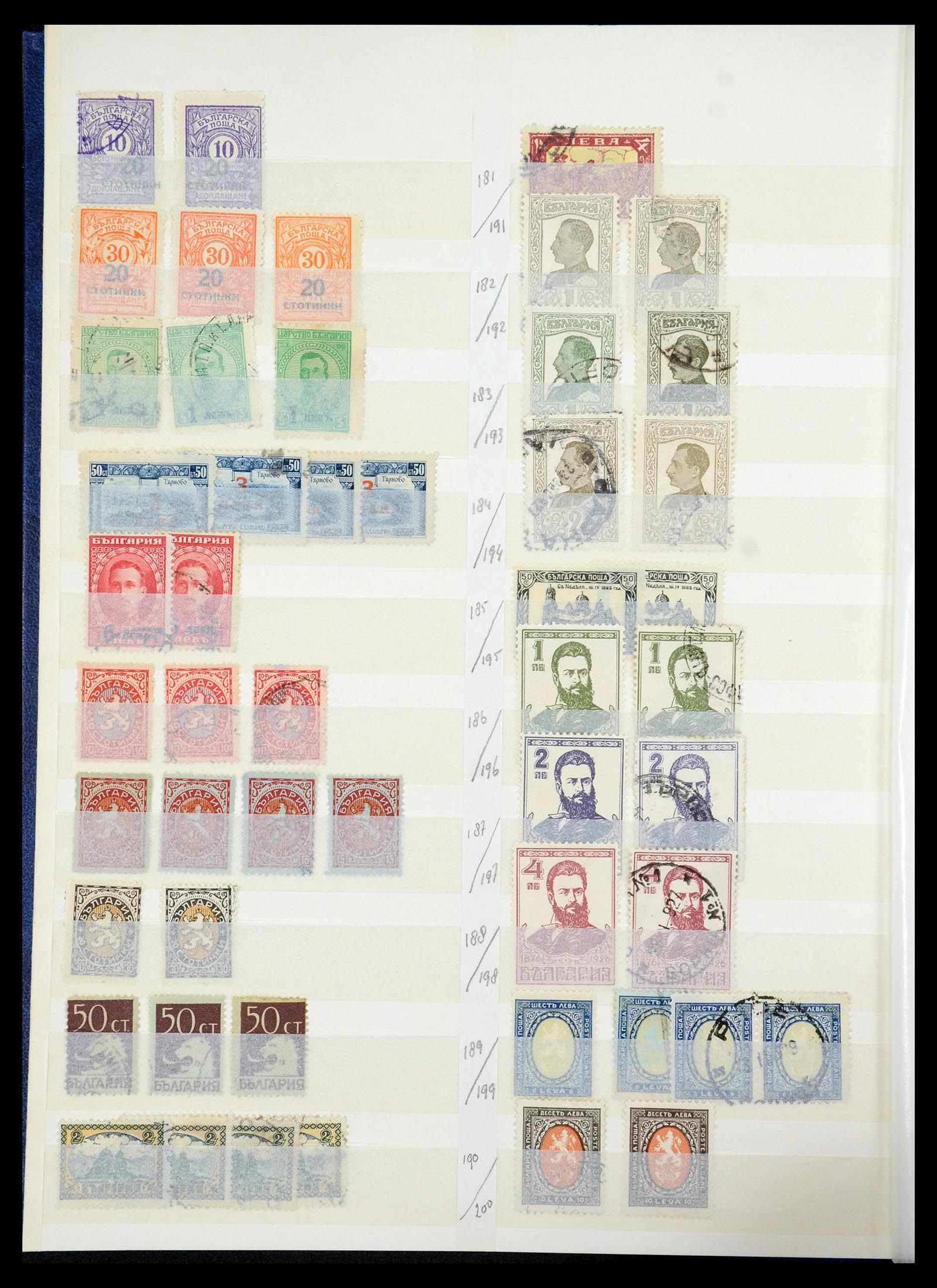 35671 010 - Postzegelverzameling 35671 Bulgarije 1879-1947.