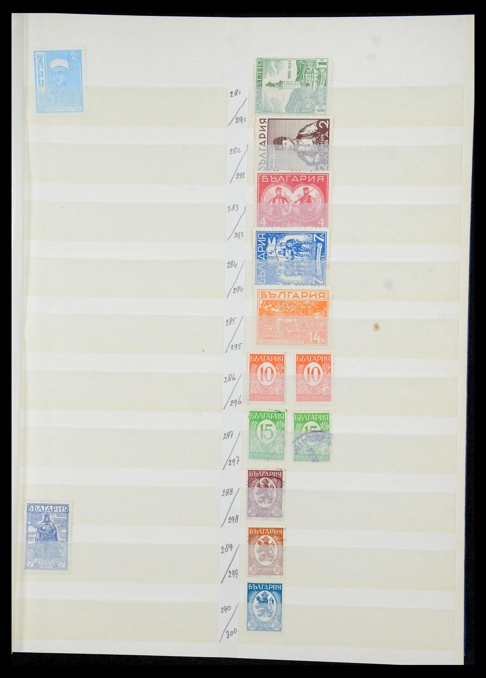 35671 015 - Postzegelverzameling 35671 Bulgarije 1879-1947.