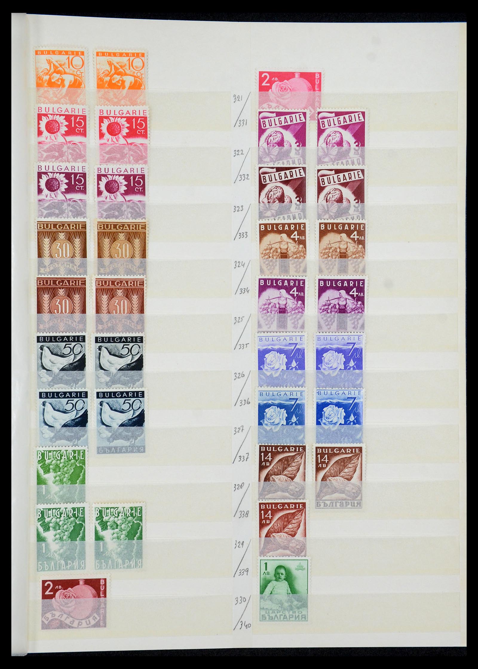 35671 017 - Postzegelverzameling 35671 Bulgarije 1879-1947.