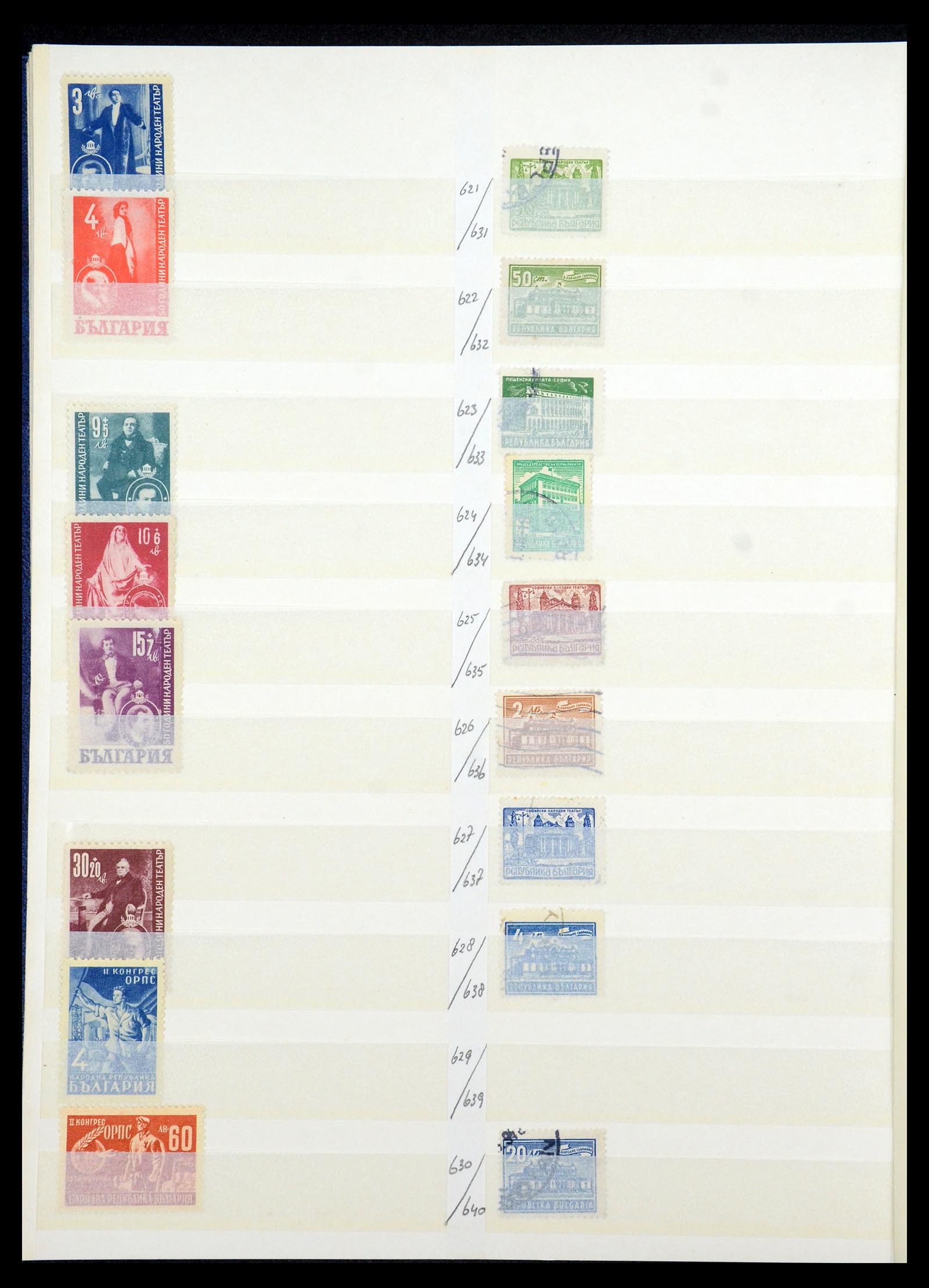 35671 032 - Postzegelverzameling 35671 Bulgarije 1879-1947.