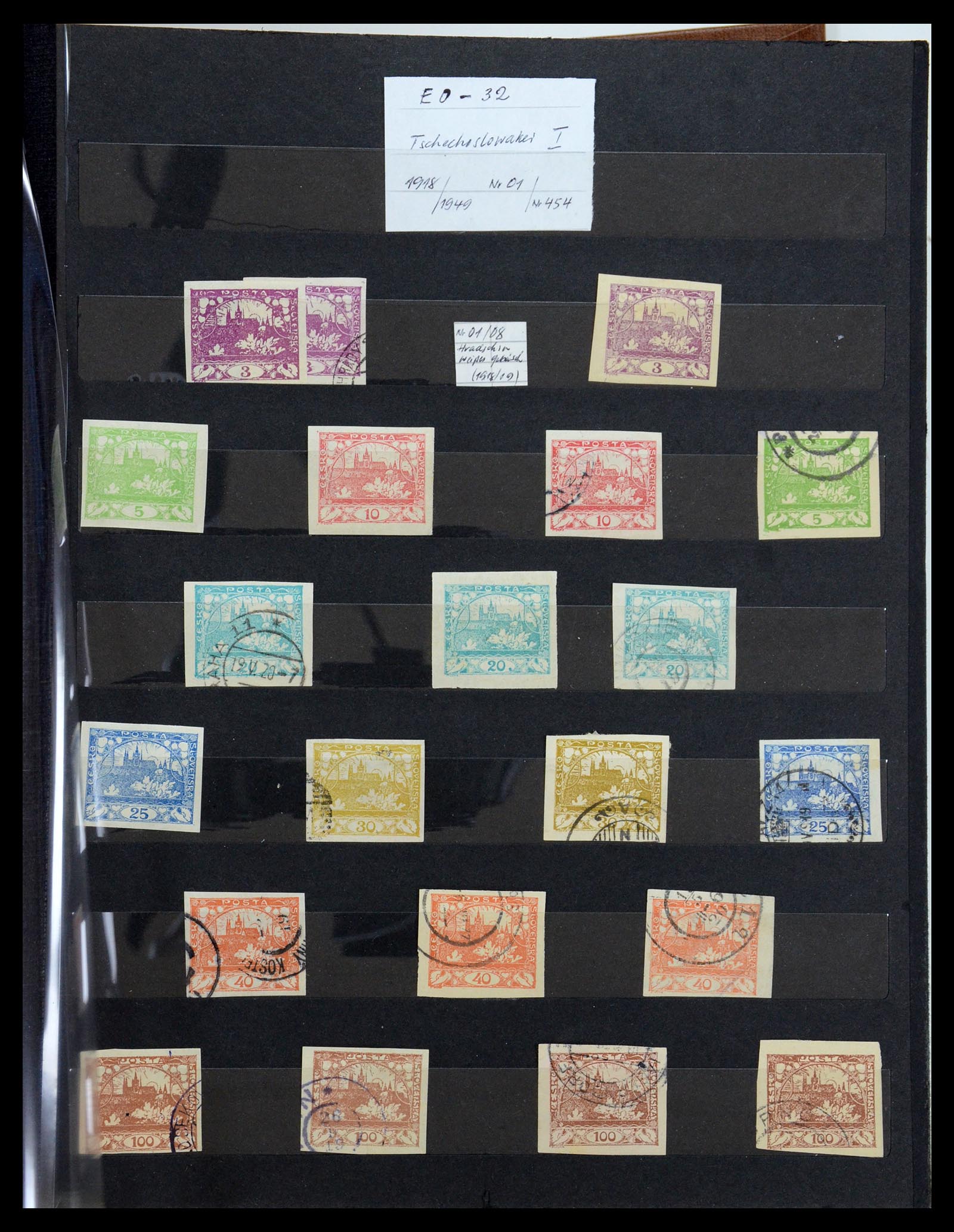 35672 002 - Postzegelverzameling 35672 Tsjechoslowakije 1918-1970.