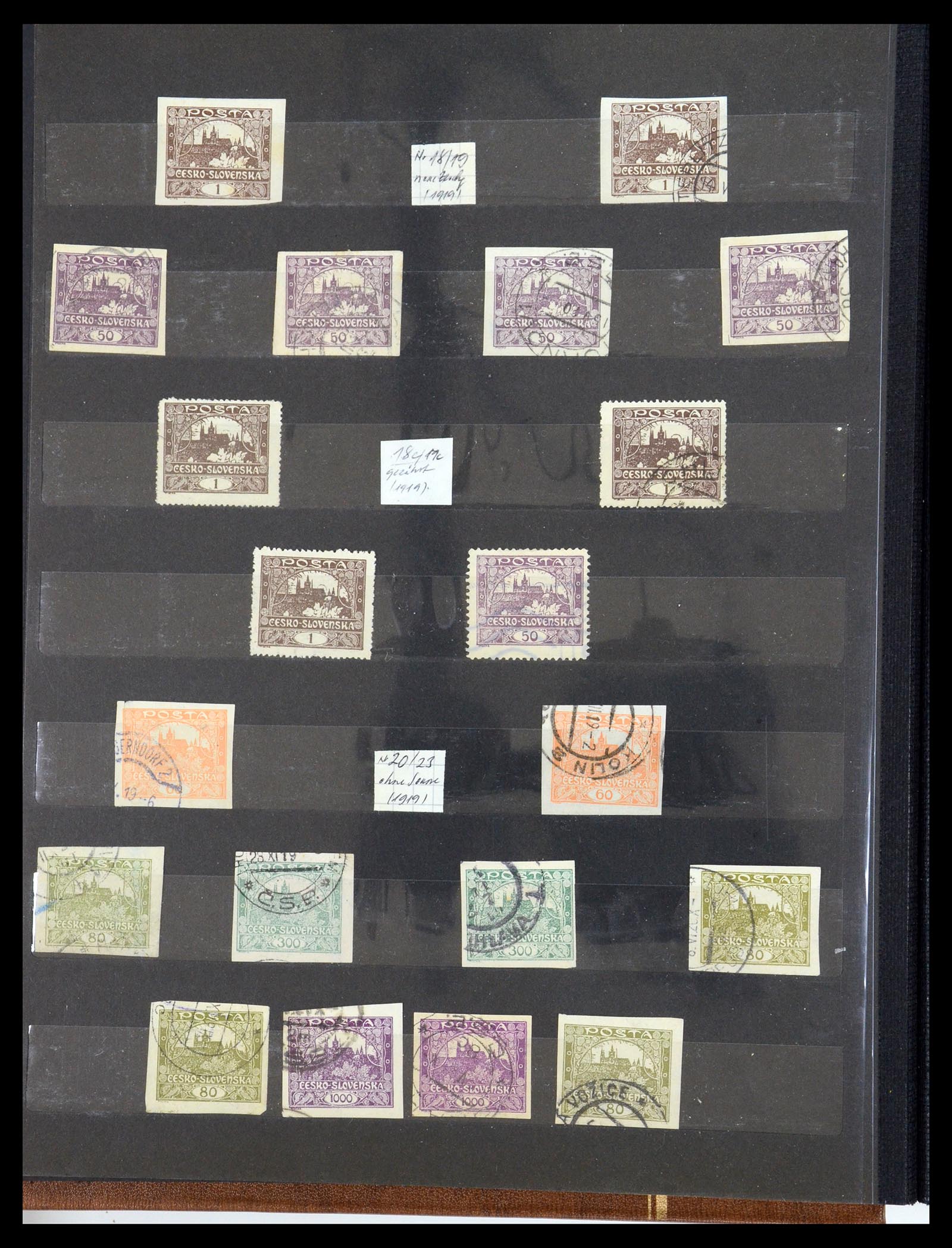 35672 005 - Postzegelverzameling 35672 Tsjechoslowakije 1918-1970.