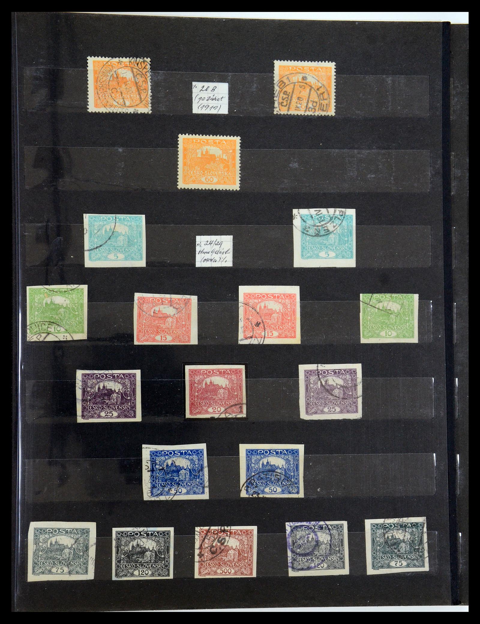 35672 006 - Postzegelverzameling 35672 Tsjechoslowakije 1918-1970.